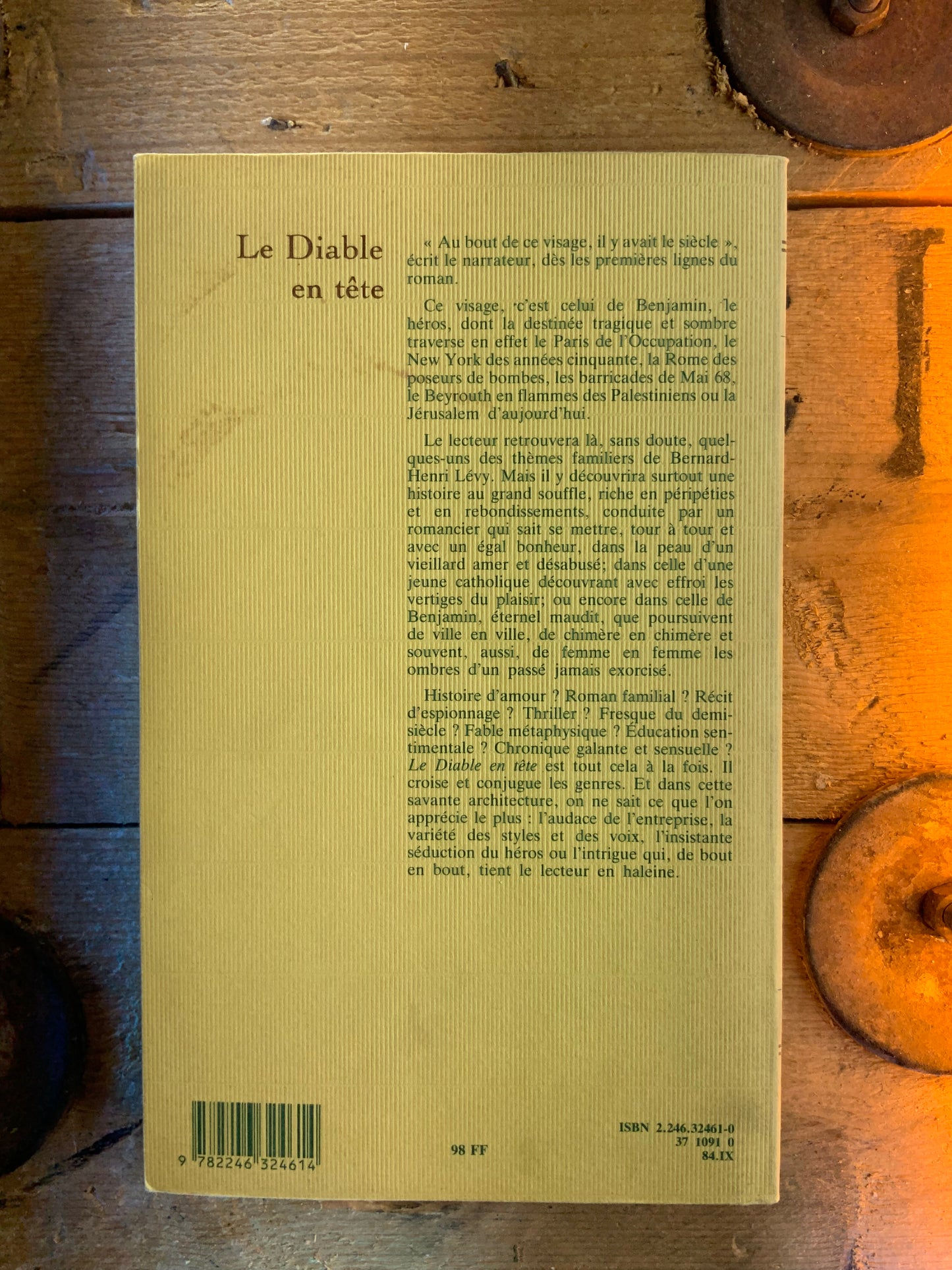 Le diable en tête - Bernard-Henri Lévy