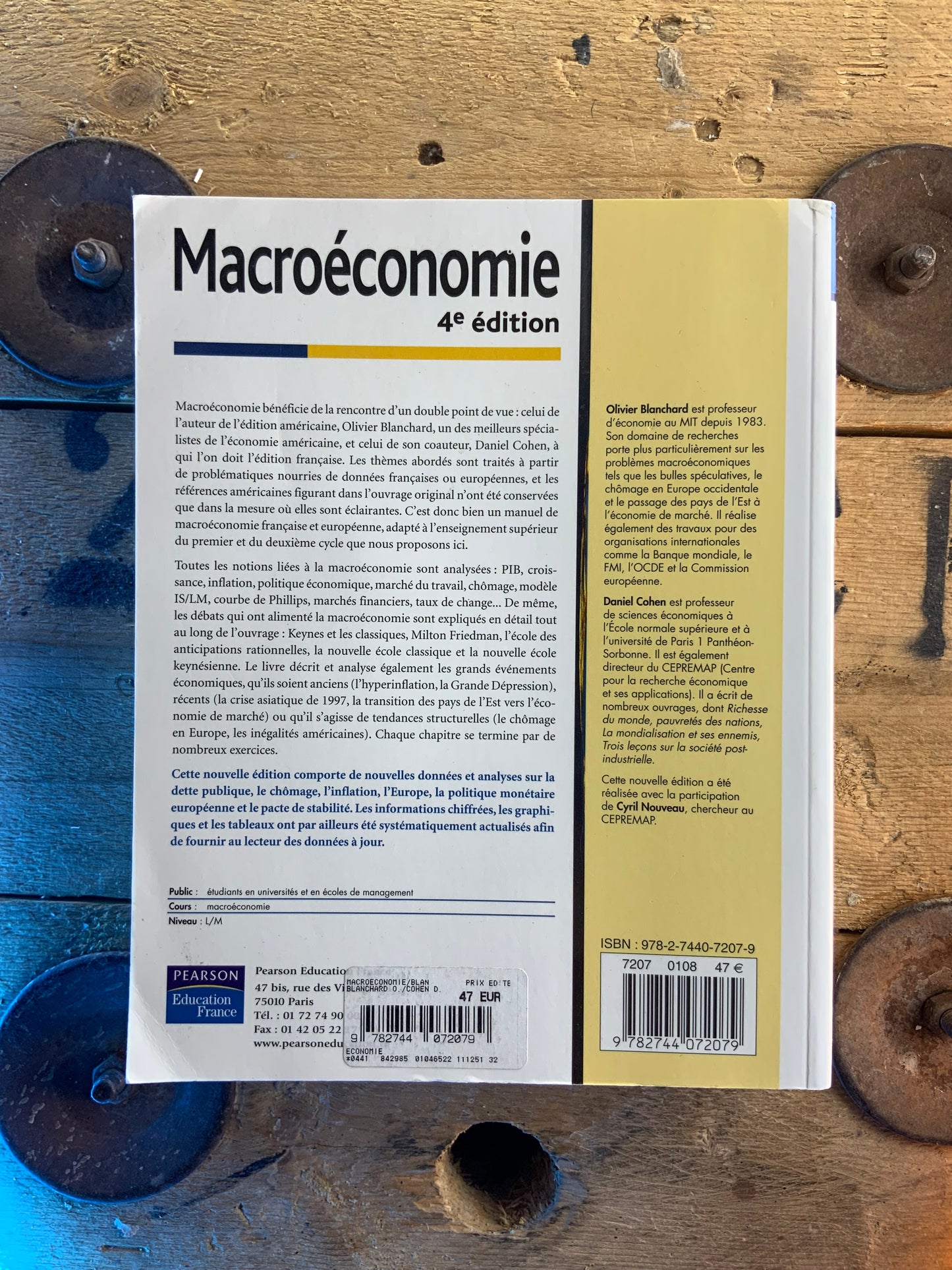 Macroéconomie - Olivie Blanchard et Daniel Cohen