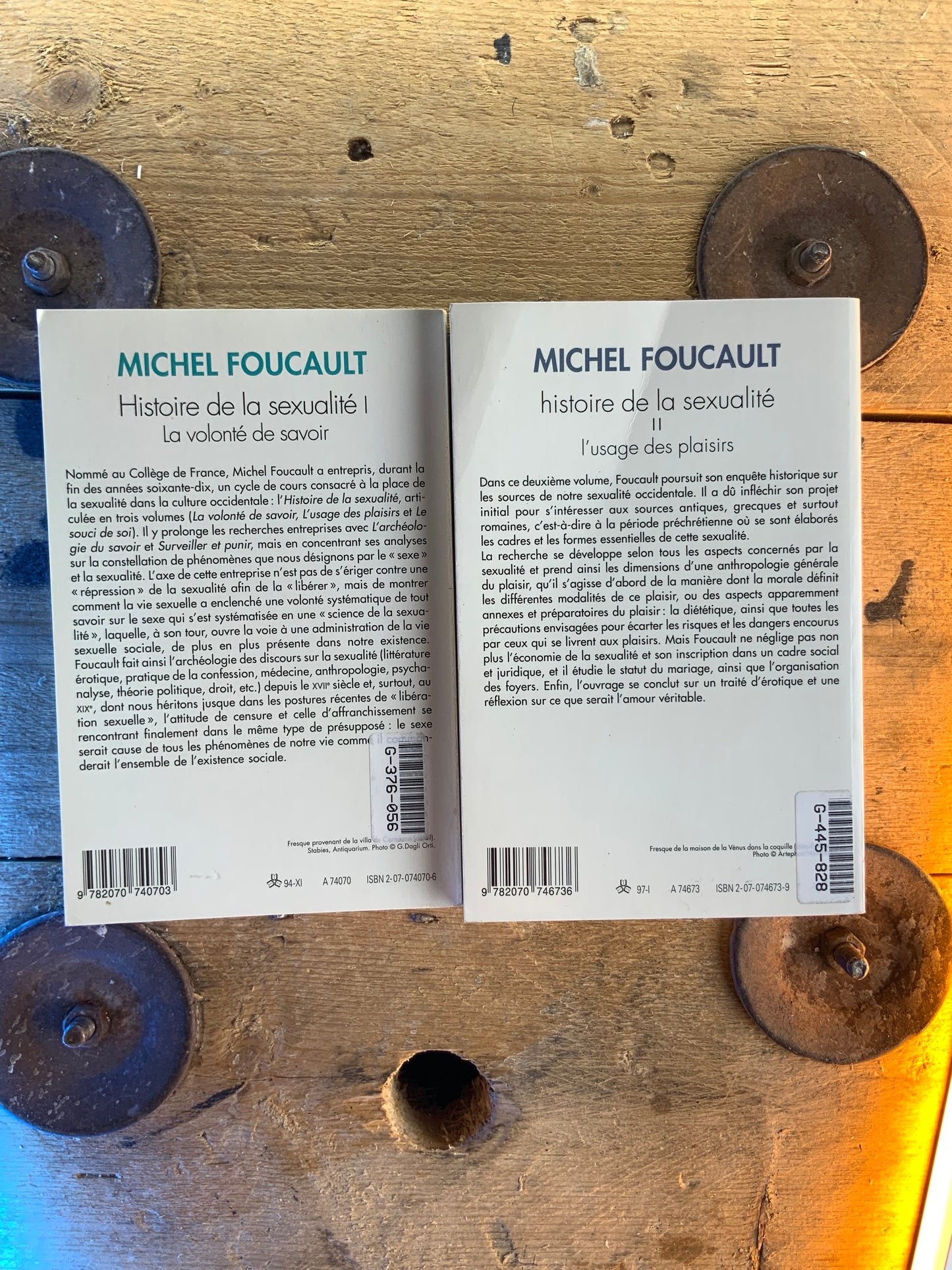 Histoire de la sexualité : I - La volonté de savoir. II - L’usage des plaisirs - Michel Foucault (en 2 volumes)