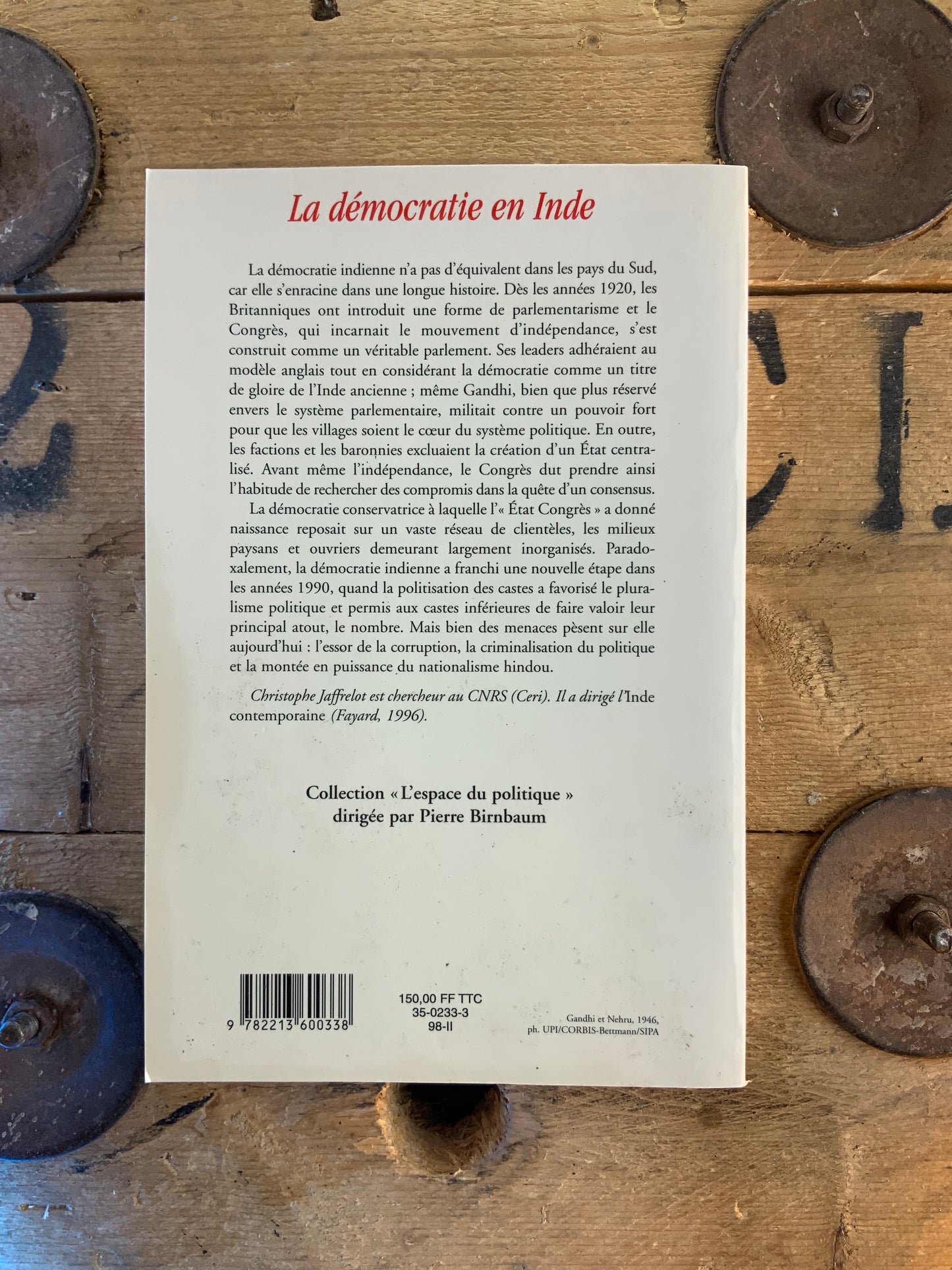 La démocratie en Inde : religion, caste et politique - Christophe Jaffrelot