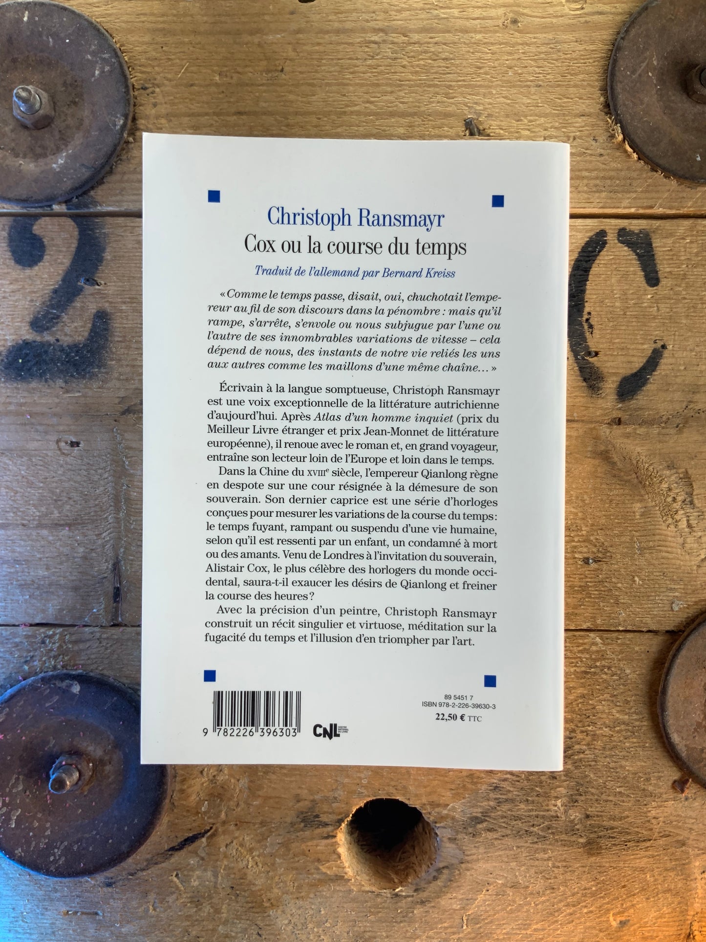 Cox ou la course du temps - Christophe Ransmayr