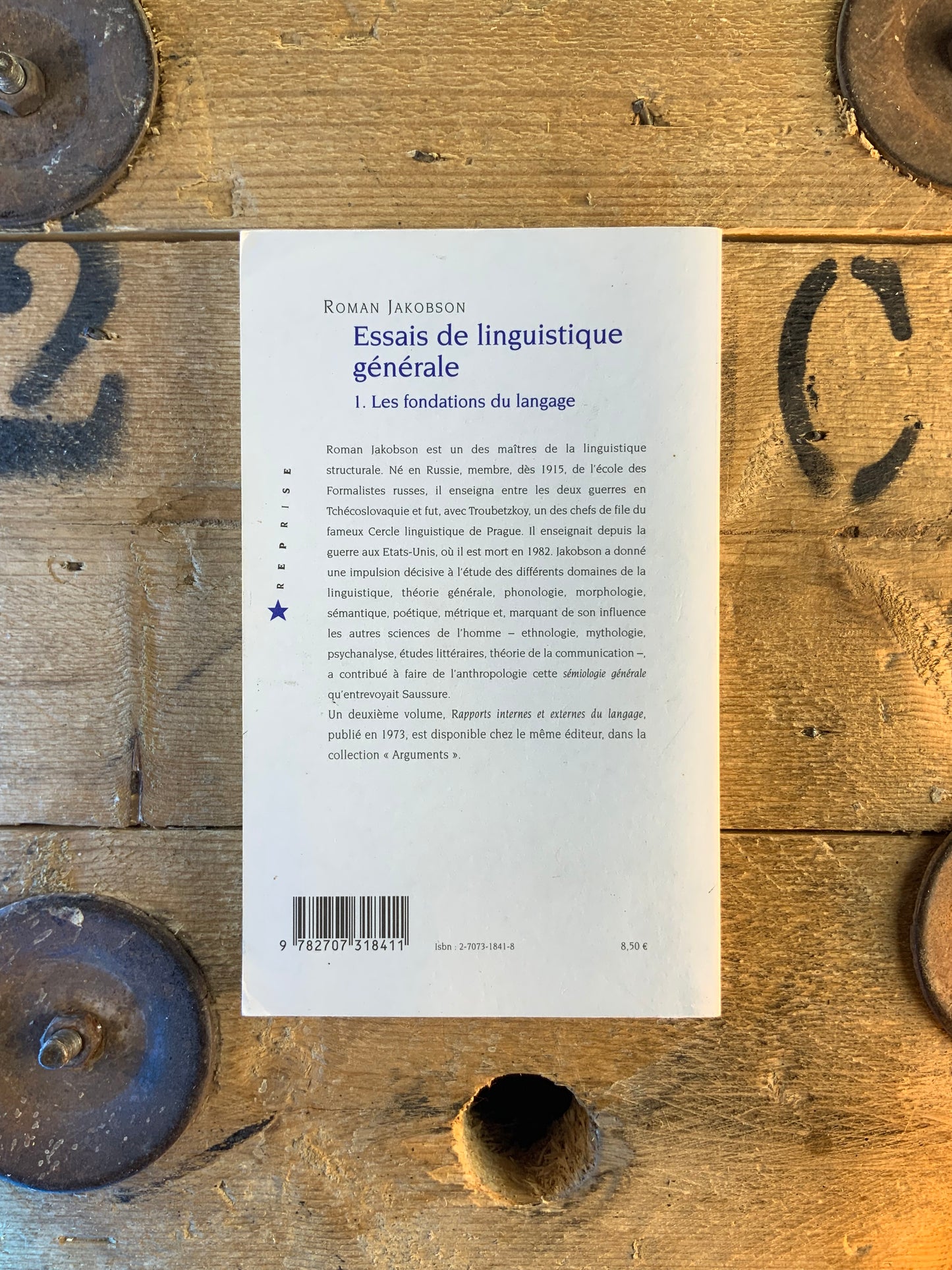 Essais de linguistique générale : 1 . Les fondements du langage - Roman Jakobson
