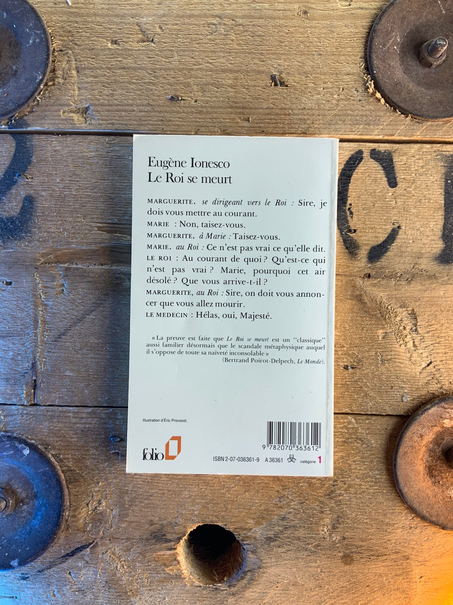 Le roi se meurt - Eugène Ionesco