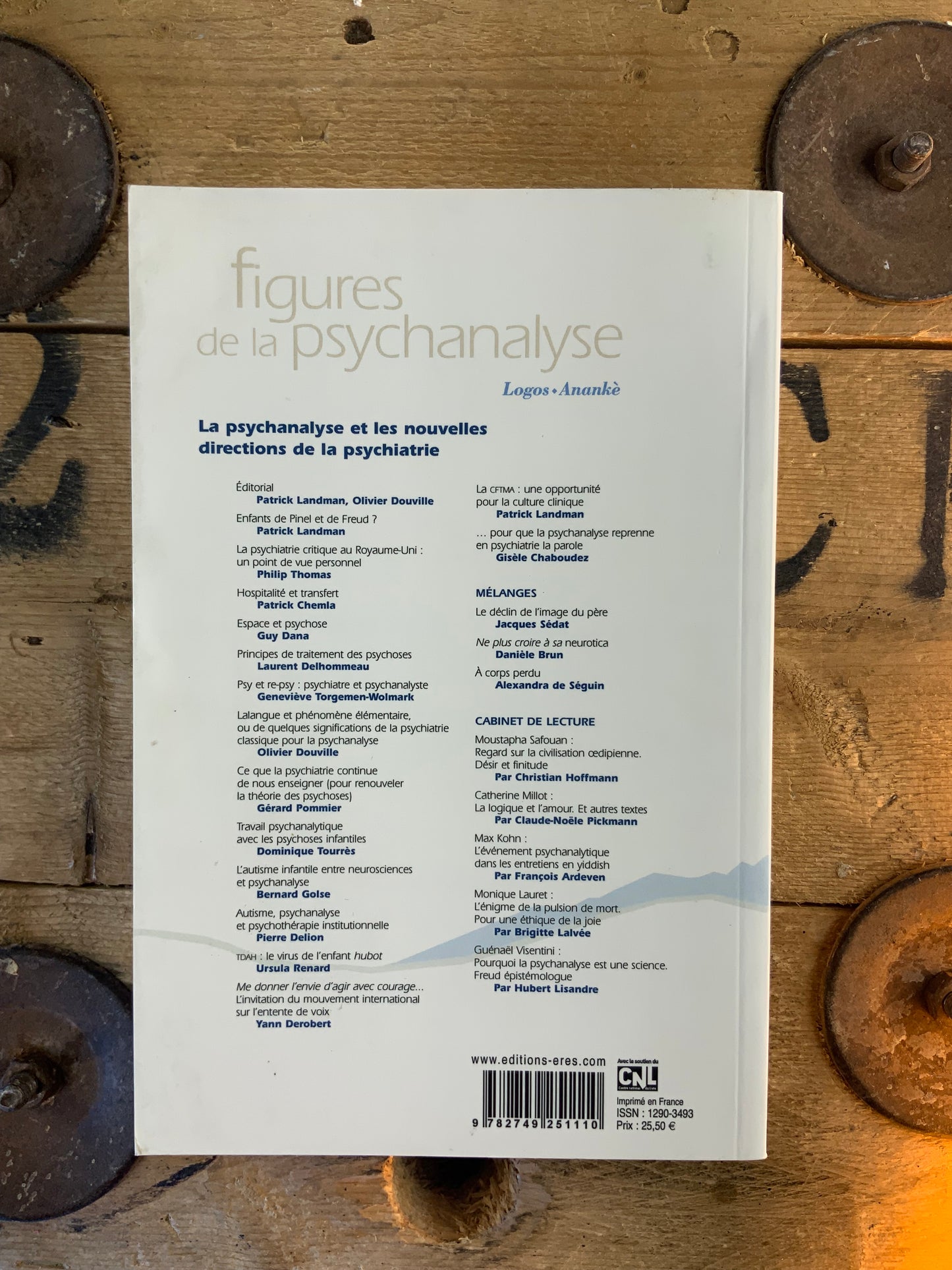 Figures de la psychanalyse : La psychanalyse et les nouvelles directions de la psychiatrie