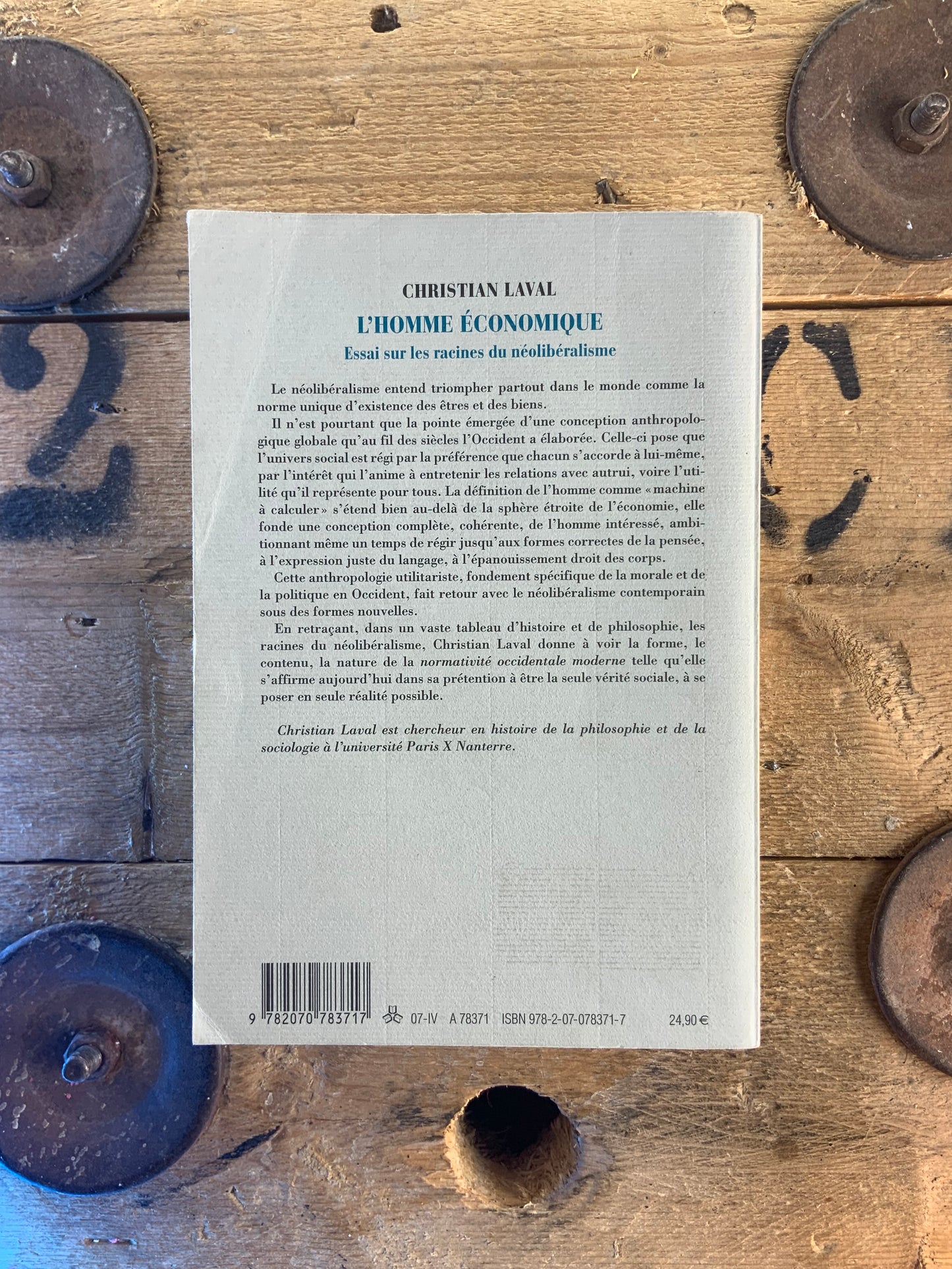 L’homme économique : essai sur les racines du néolibéralisme - Christian Laval