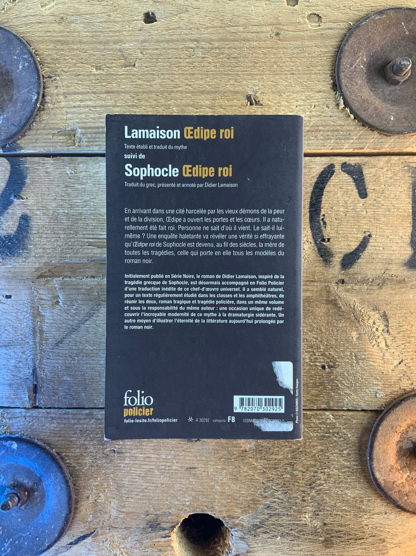 Œdipe roi - Lamaison | suivi de Œdipe roi - Sophocle