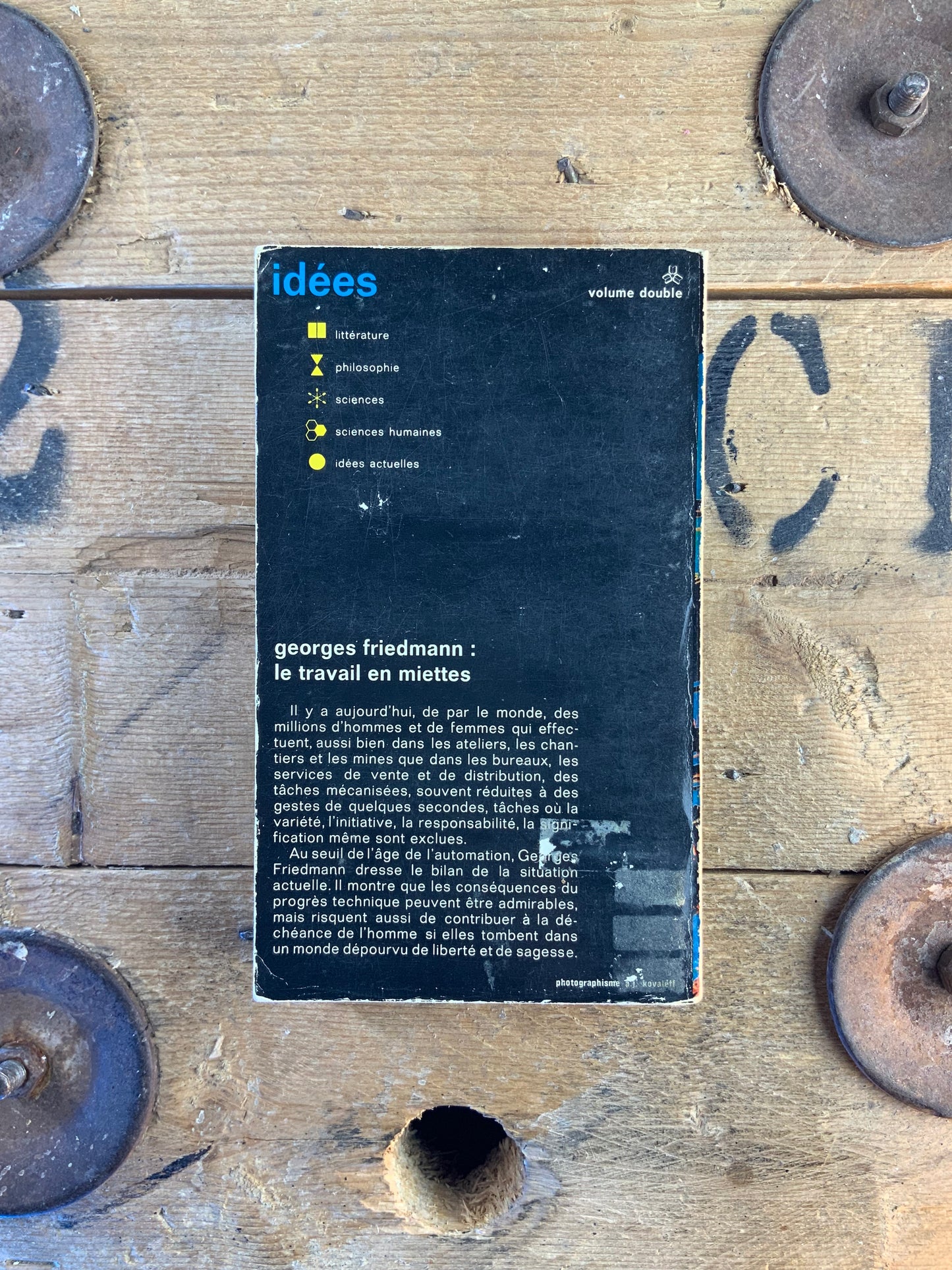 Le travail en miettes - Georges Friedmann