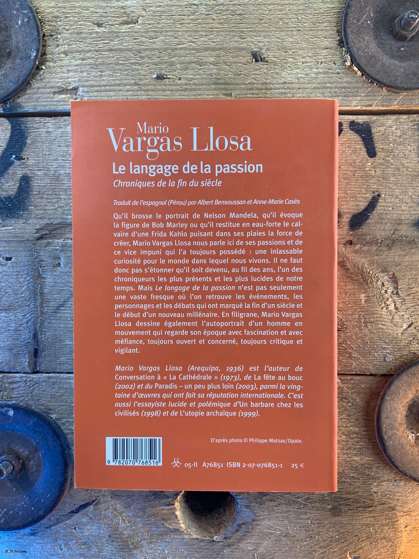 Le langage de la passion - Mario Vargas Llosa