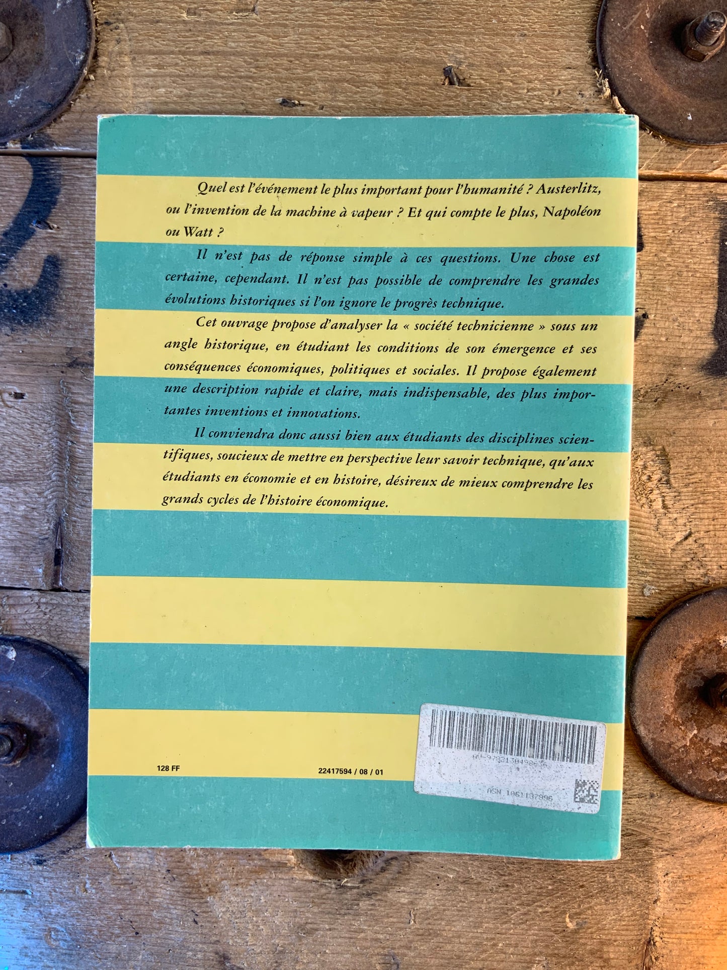 La société technicienne des origines à nos jours - Jean Parent et Sabine Separi