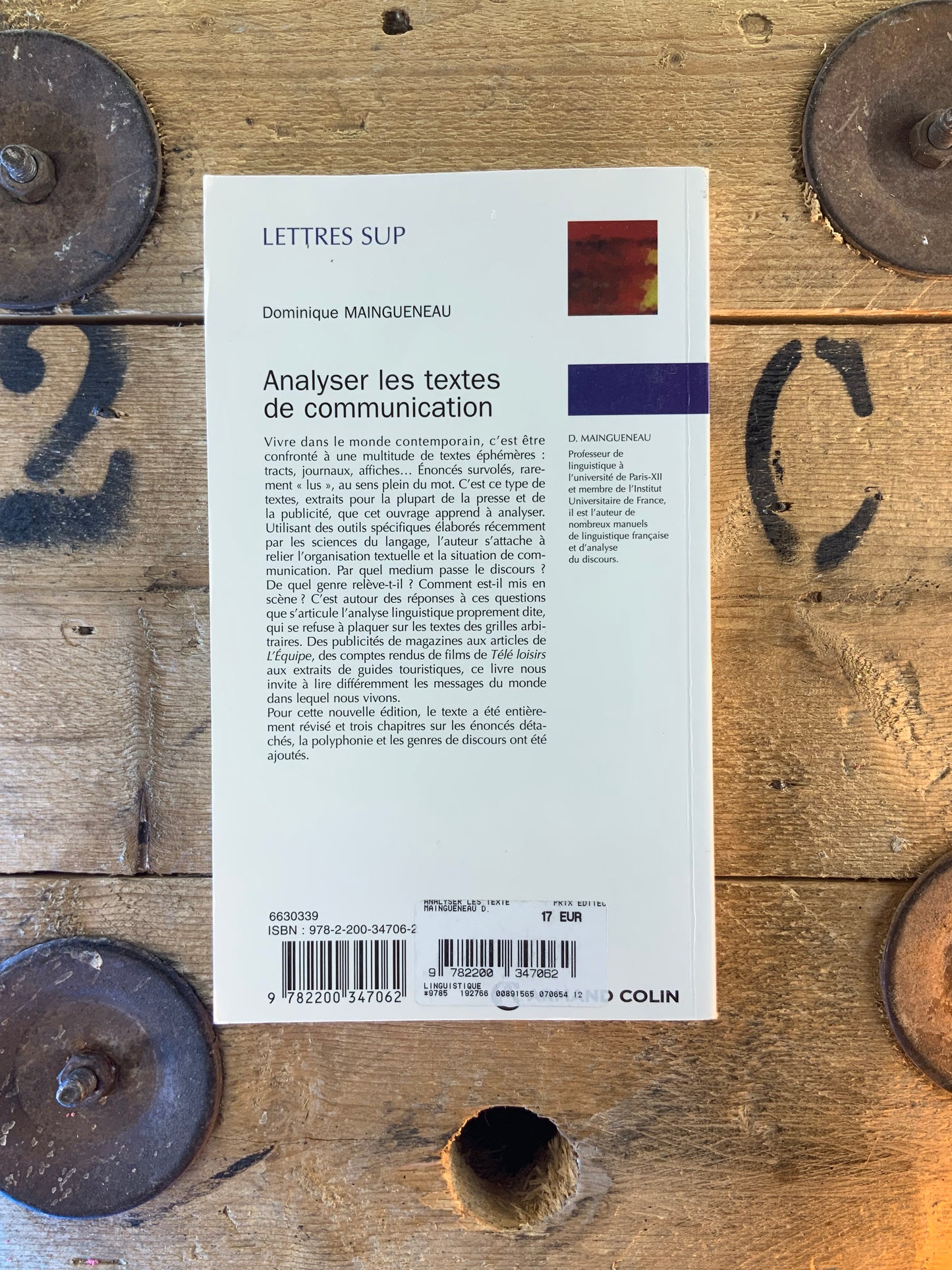 Analyser les textes de communication - Dominique Maingueneau