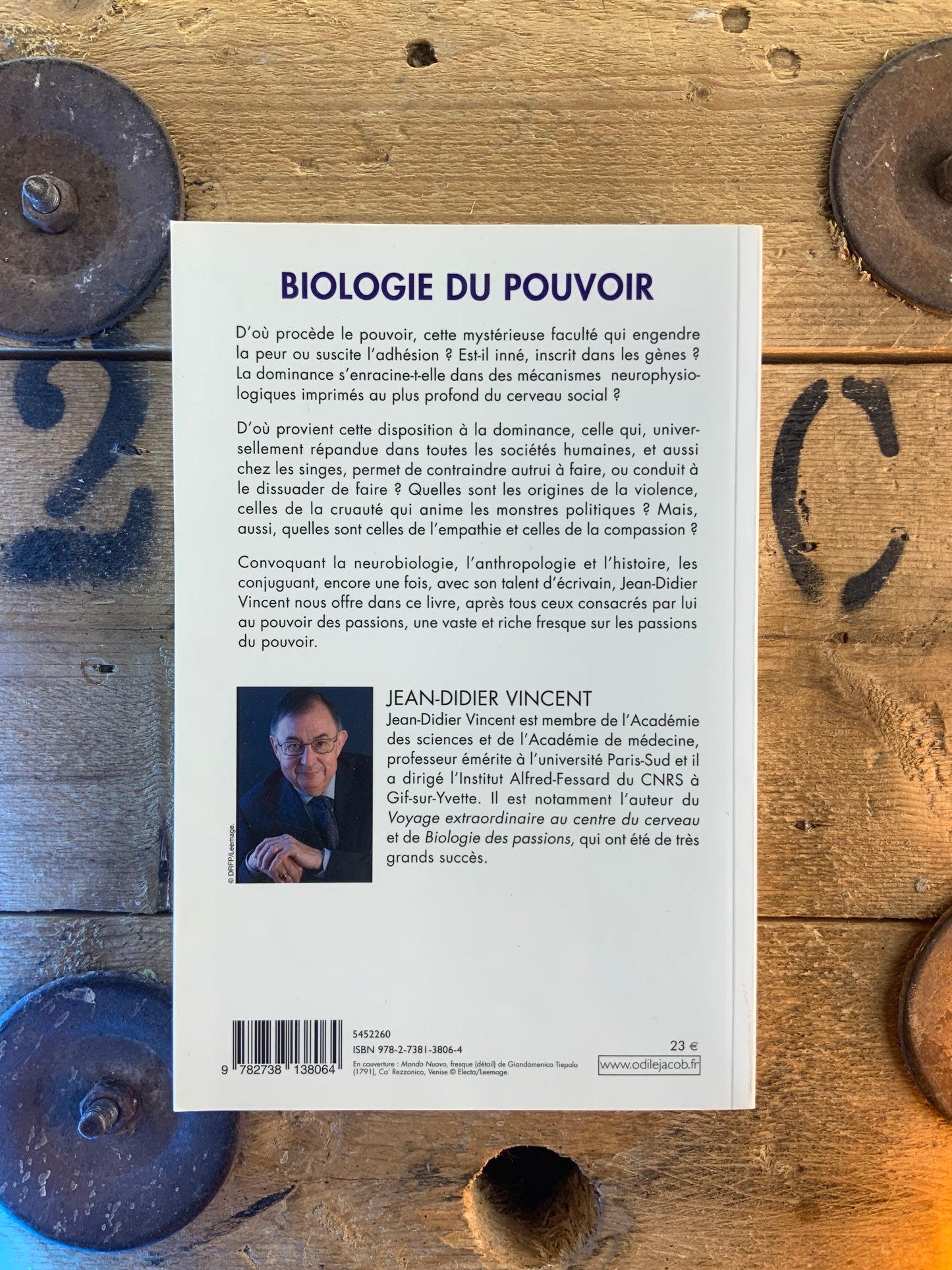 Biologie du pouvoir - Jean-Didier Vincent
