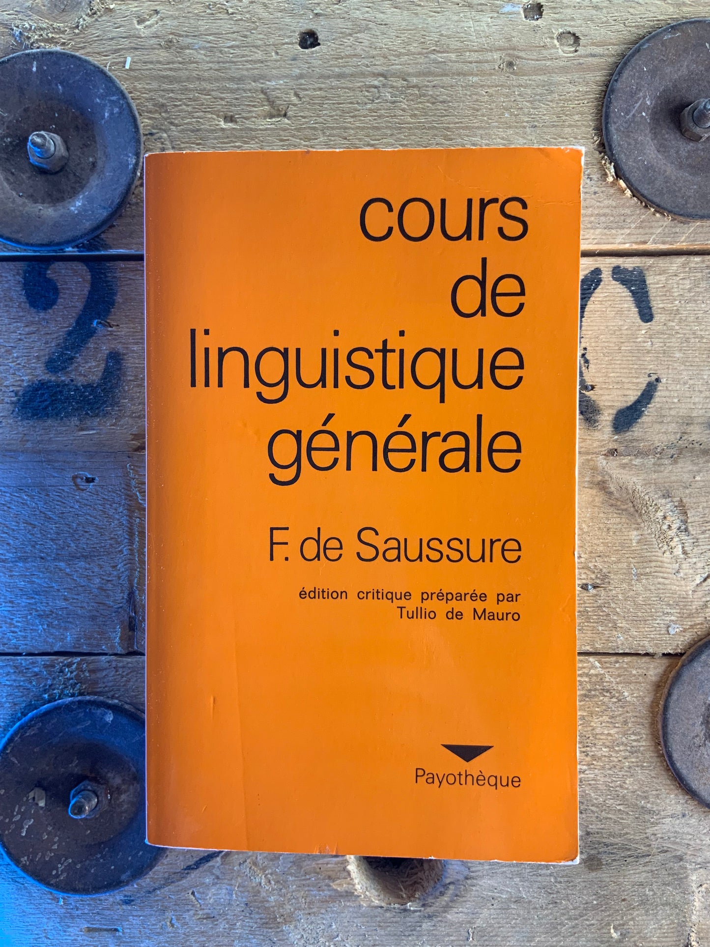 Cours de linguistique générale - F. De Saussure