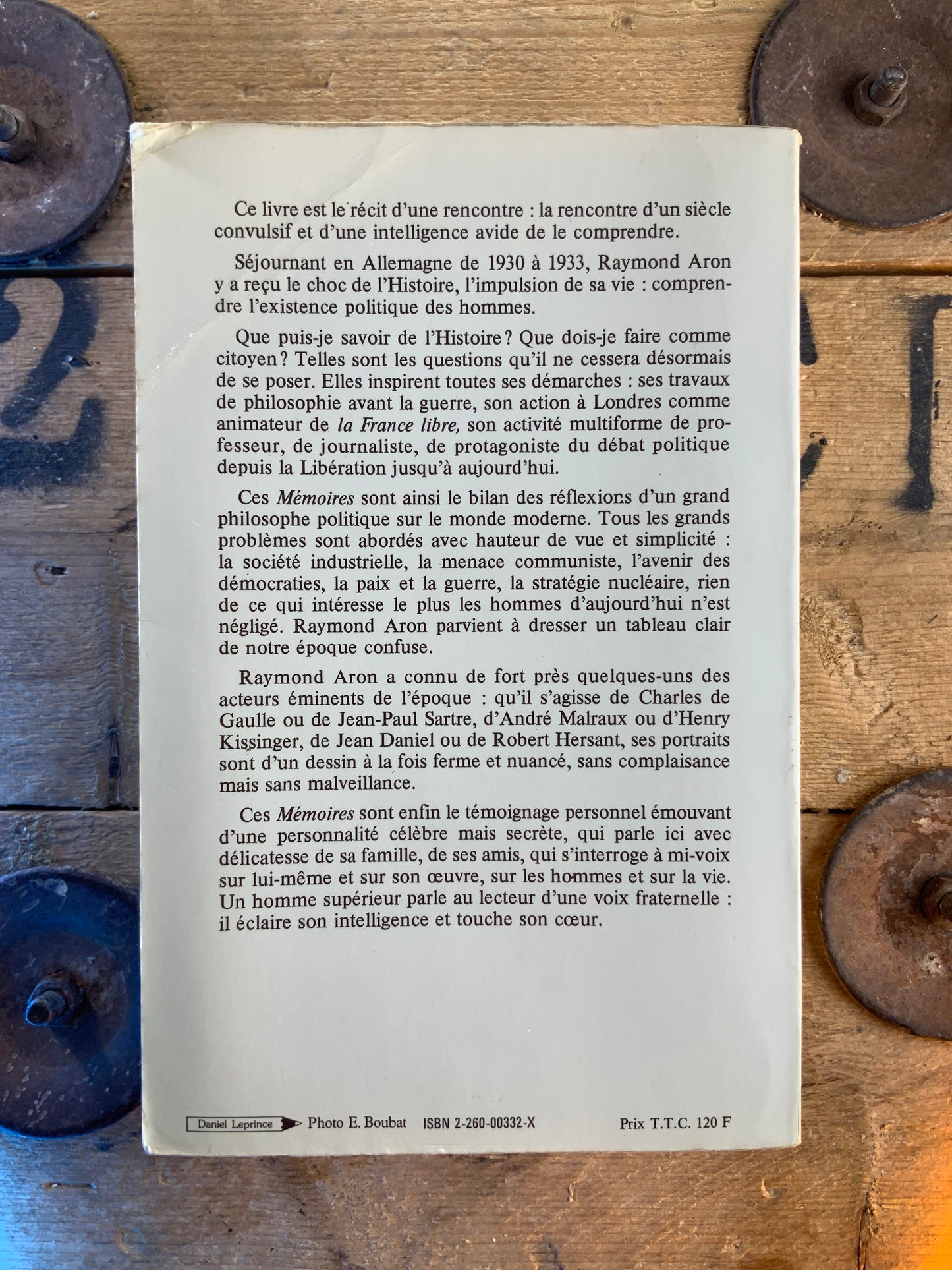 Mémoires : 50 ans de réflexion politique - Raymond Aron