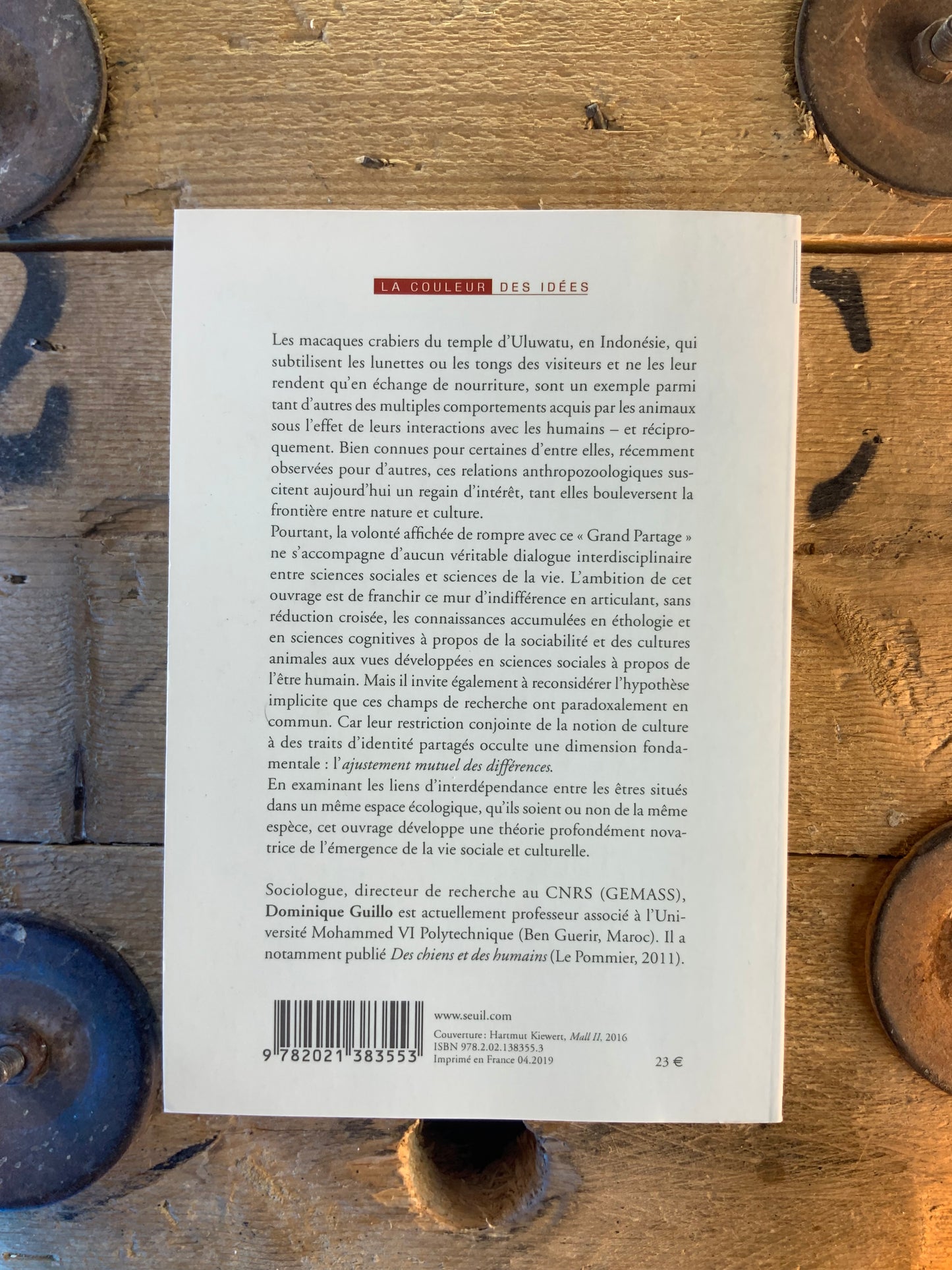 Les fondements oubliés de la culture : une approche écologique - Dominique Guillo