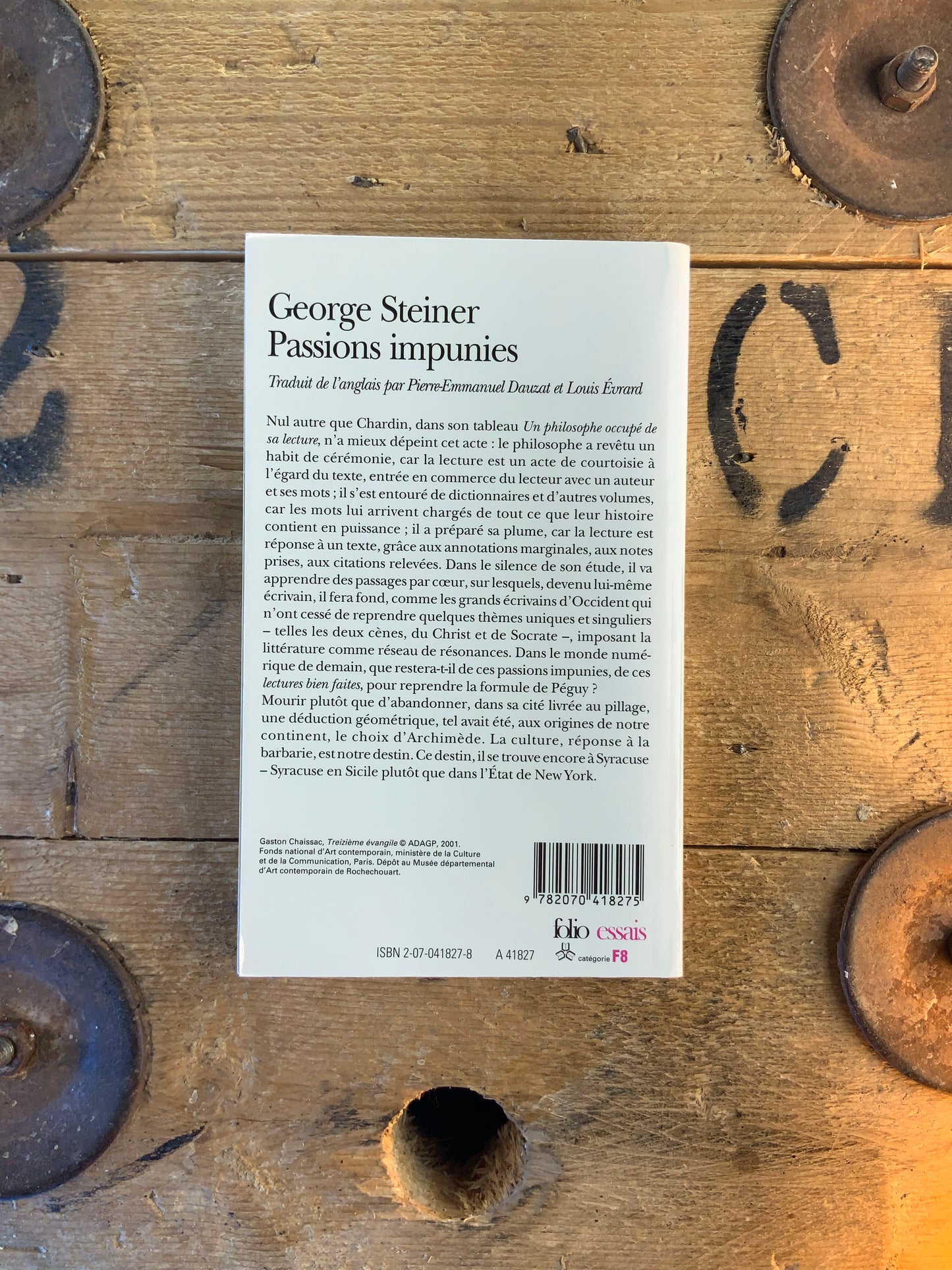 Passions impunies - George Steiner