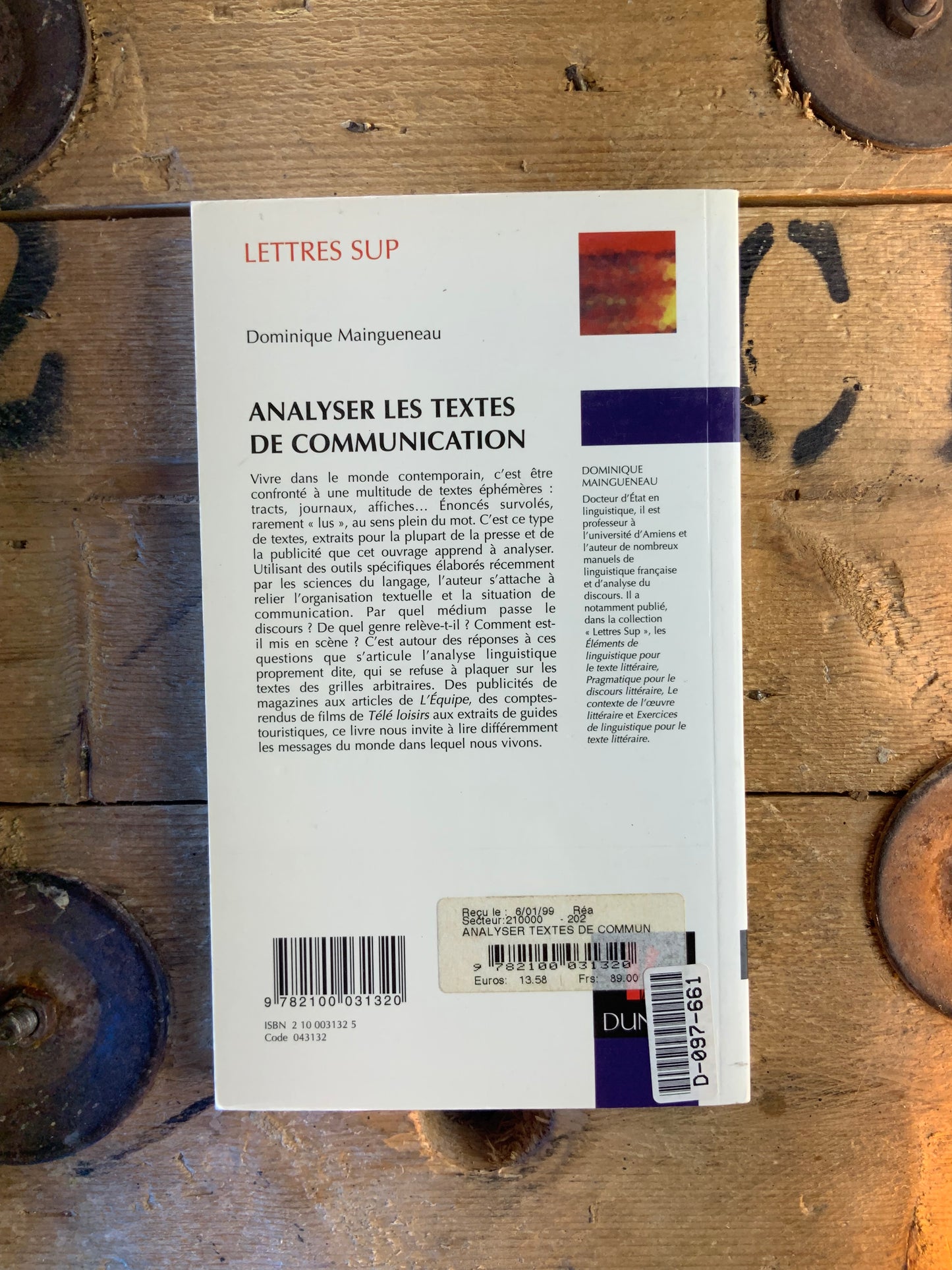 Analyser les textes de communication - Dominique Maigueneau