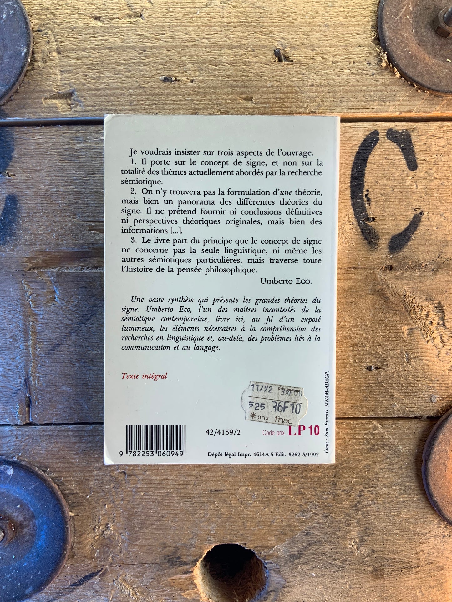 Le signe - Umberto Eco