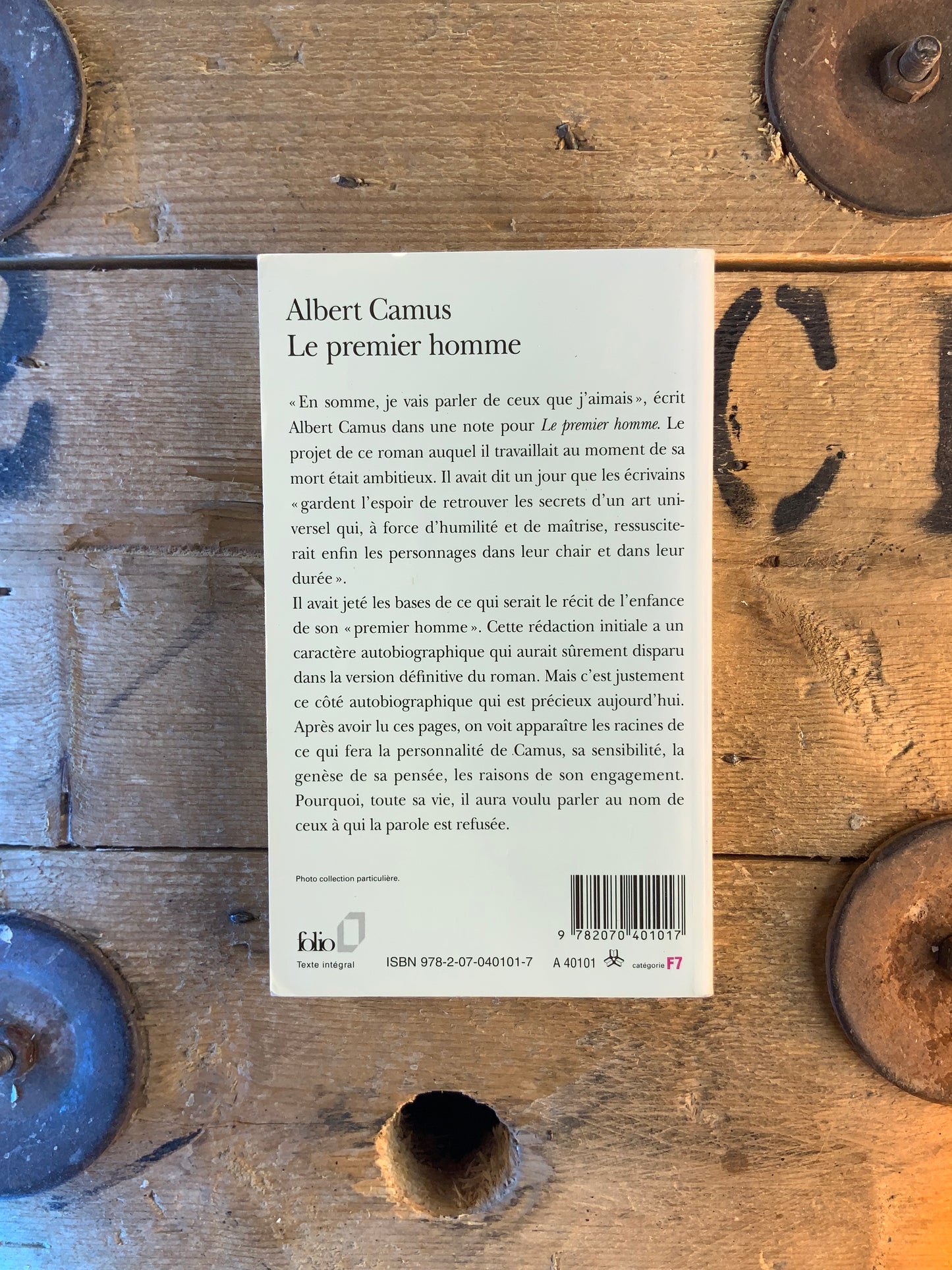 Le premier homme - Albert Camus