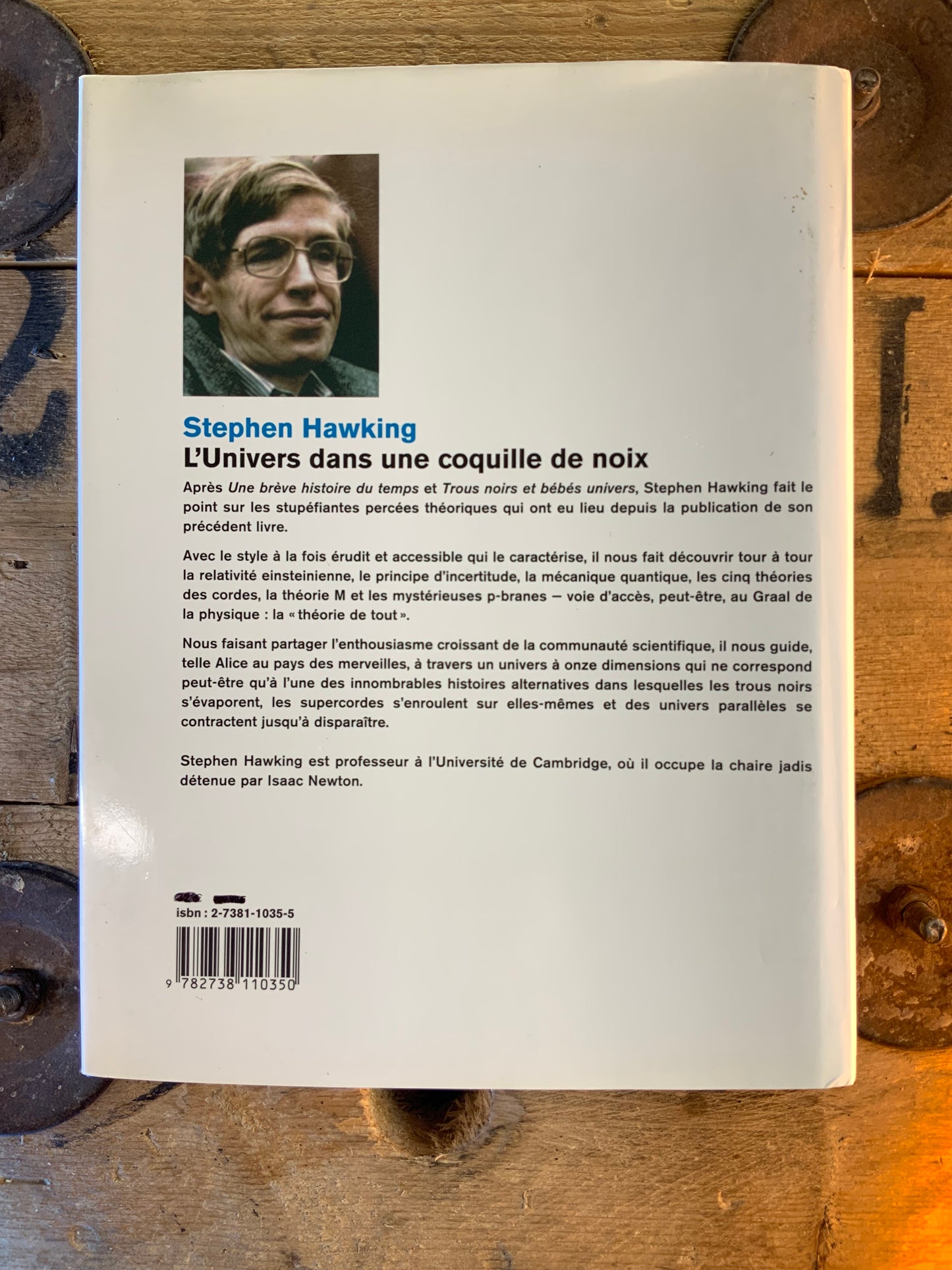 L’Univers dans une coquille de noix - Stephen Hawking
