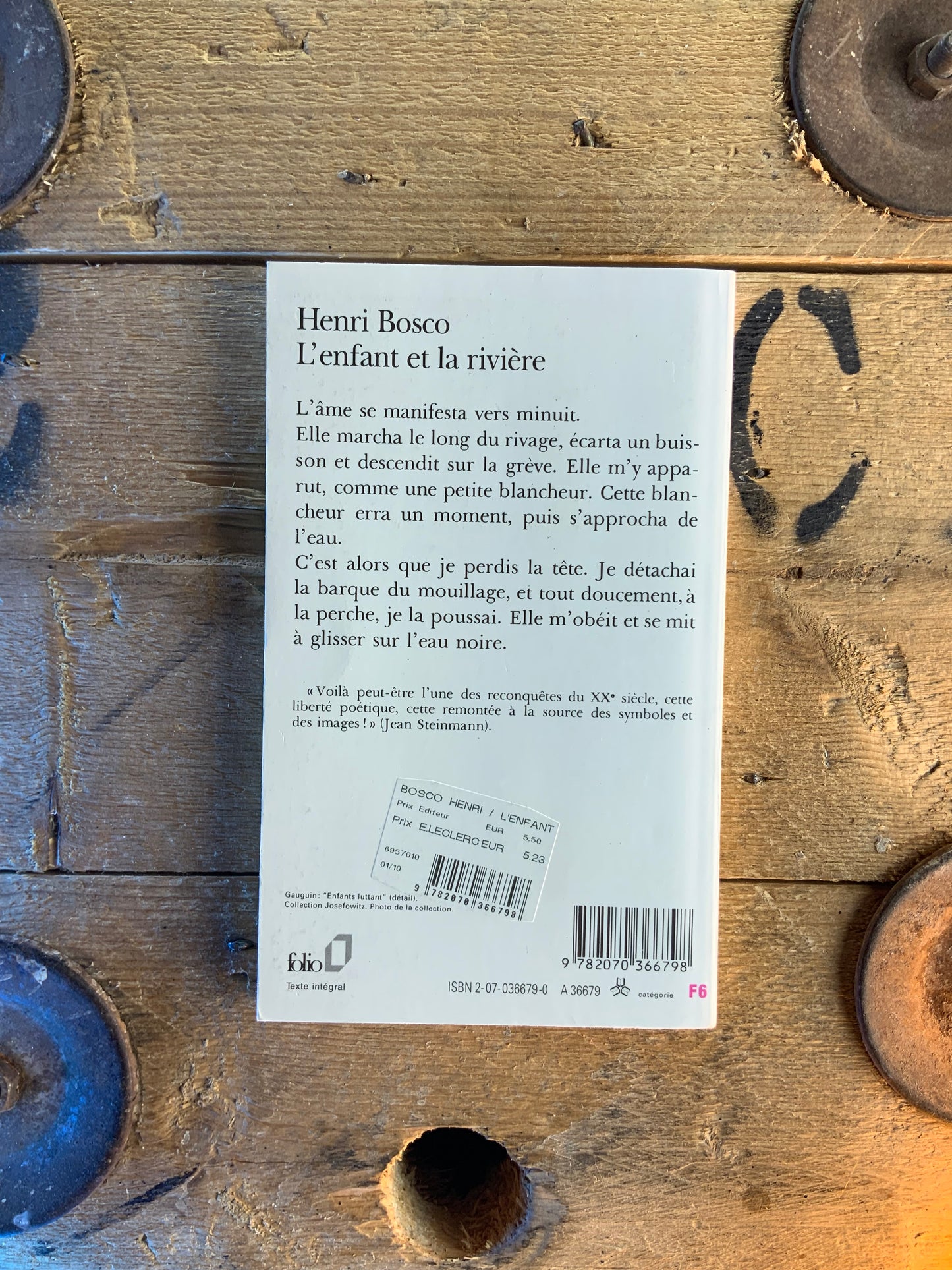 L’enfant et la rivière - Henri Bosco