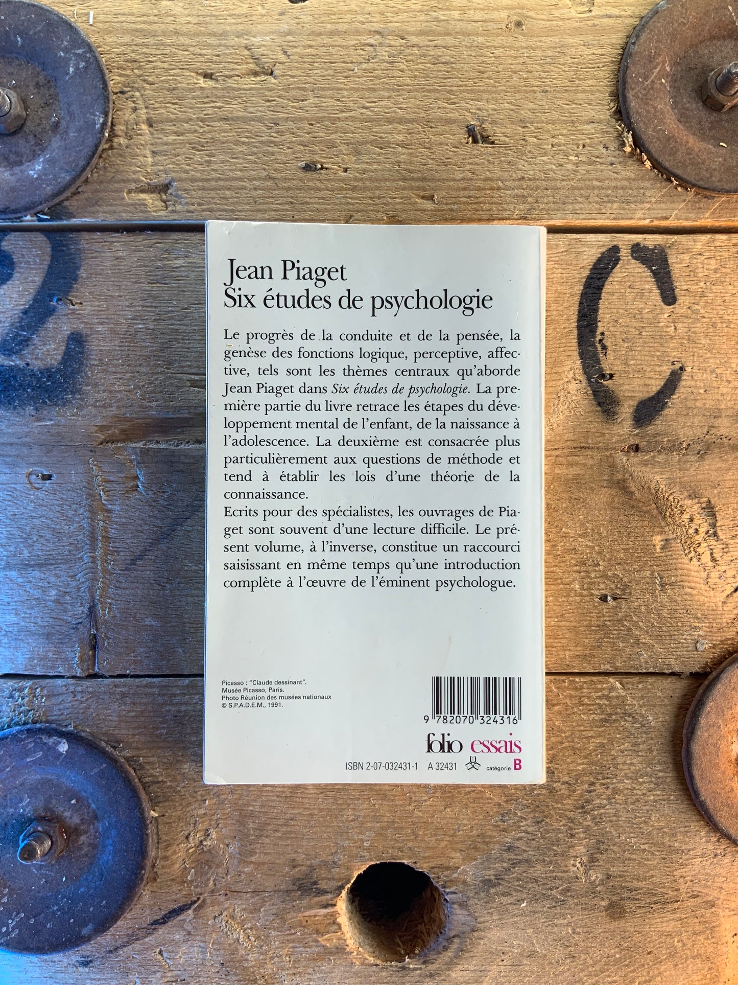 Six études de psychologie - Jean Piaget