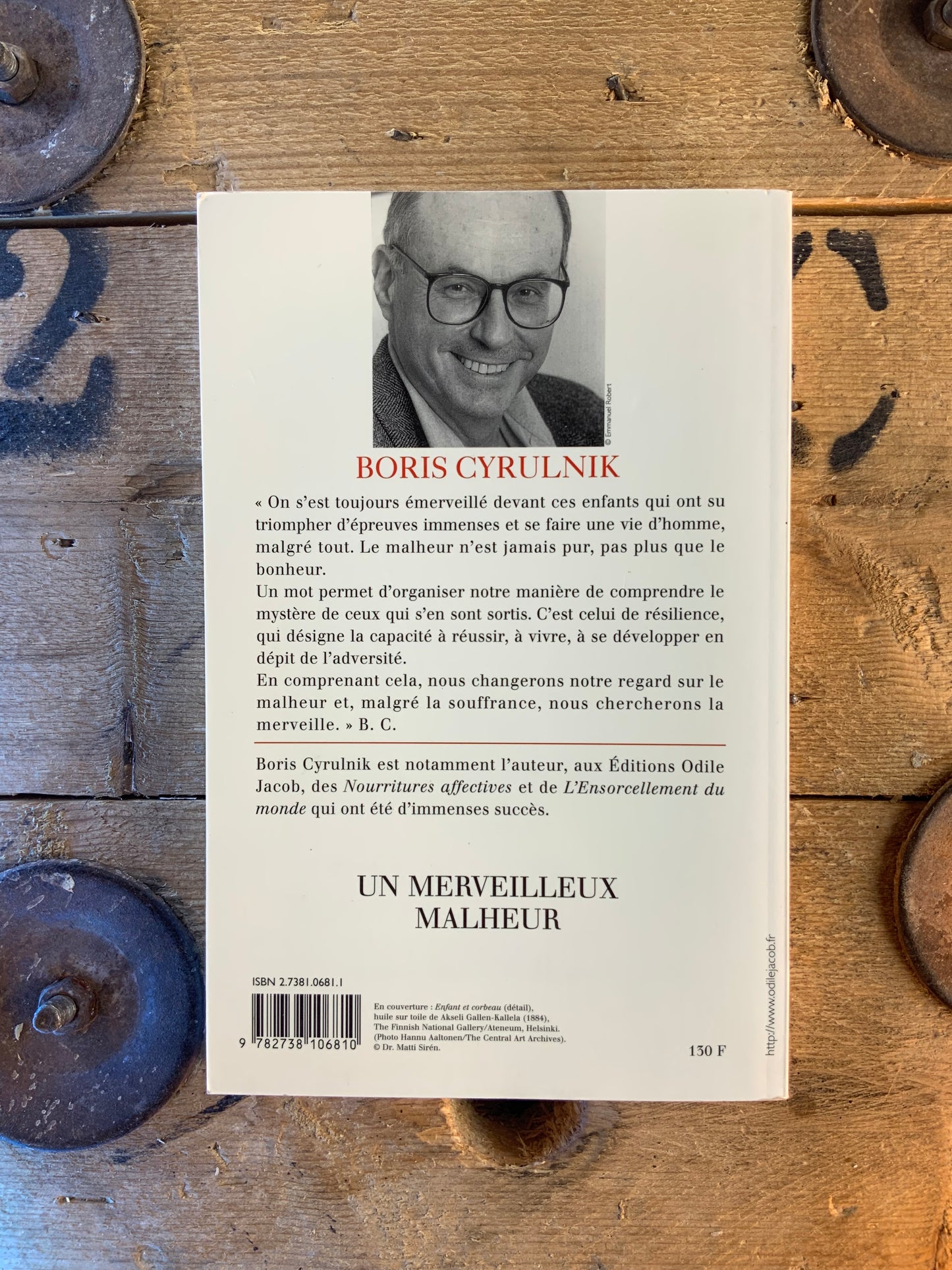 Un merveilleux malheur - Boris Cyrulnik