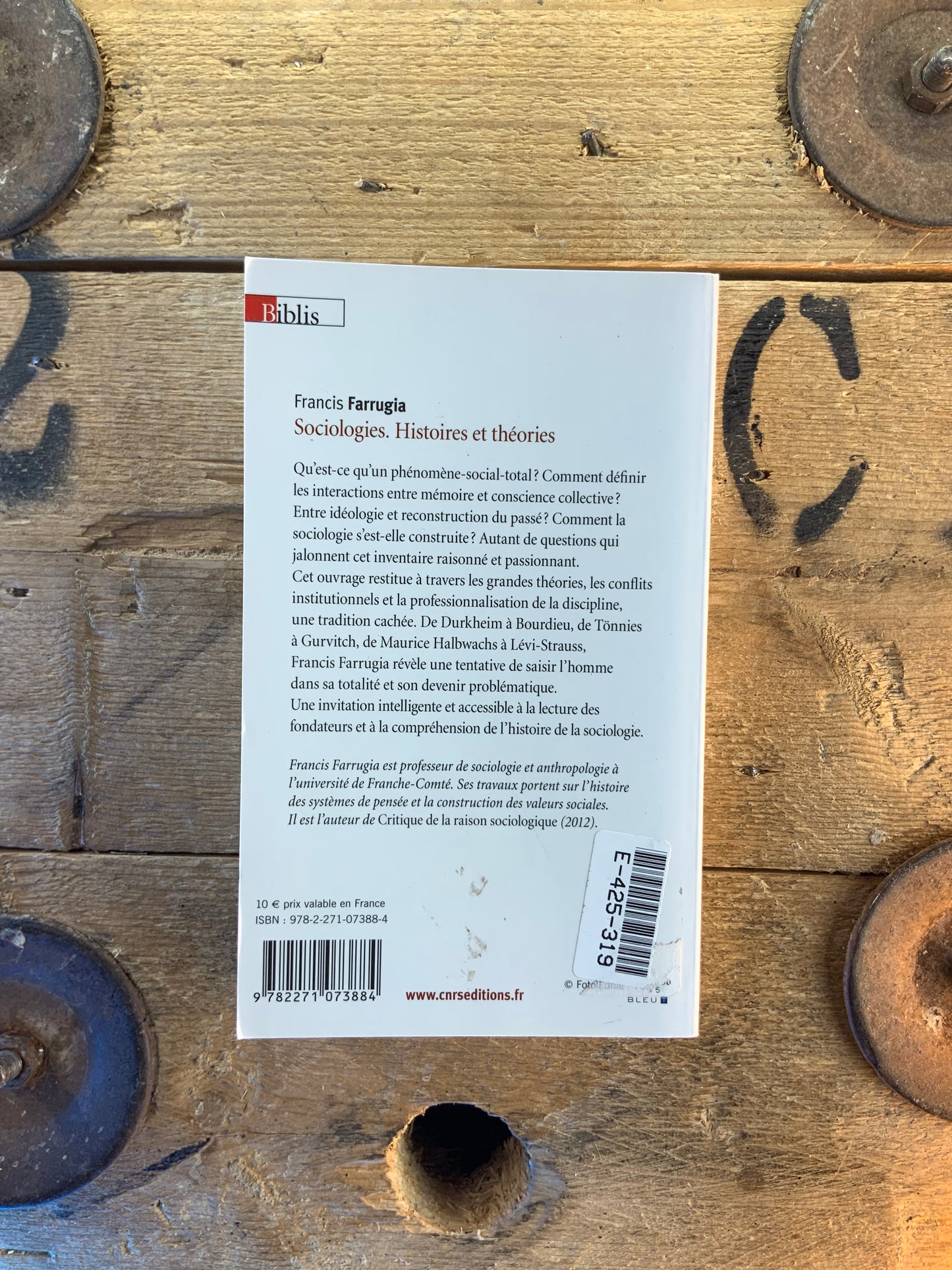 Sociologies : histoires et théories - Francis Farrugia