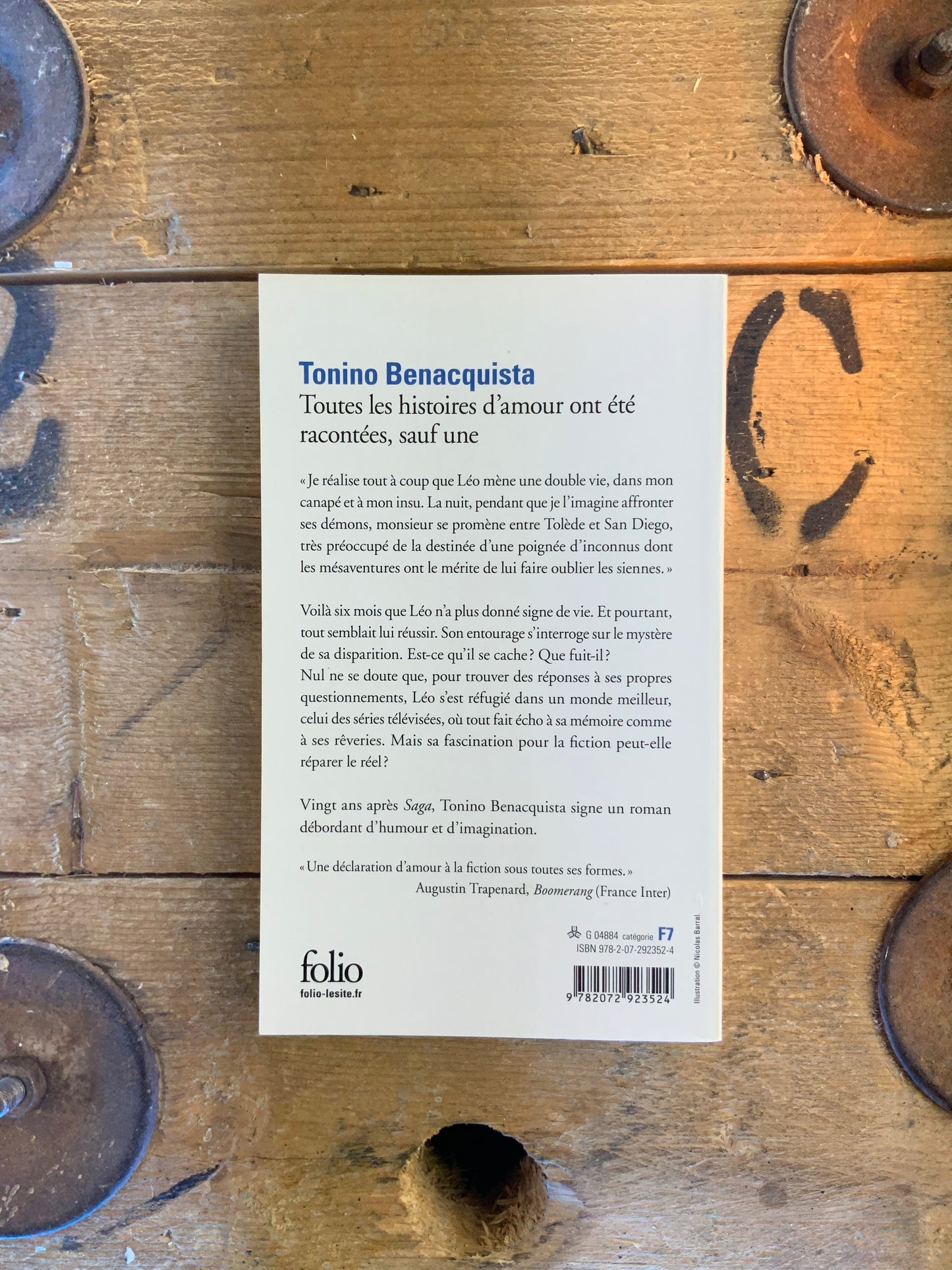 Toutes les histoires d’amour ont été racontées, sauf une - Tonino Benacquista