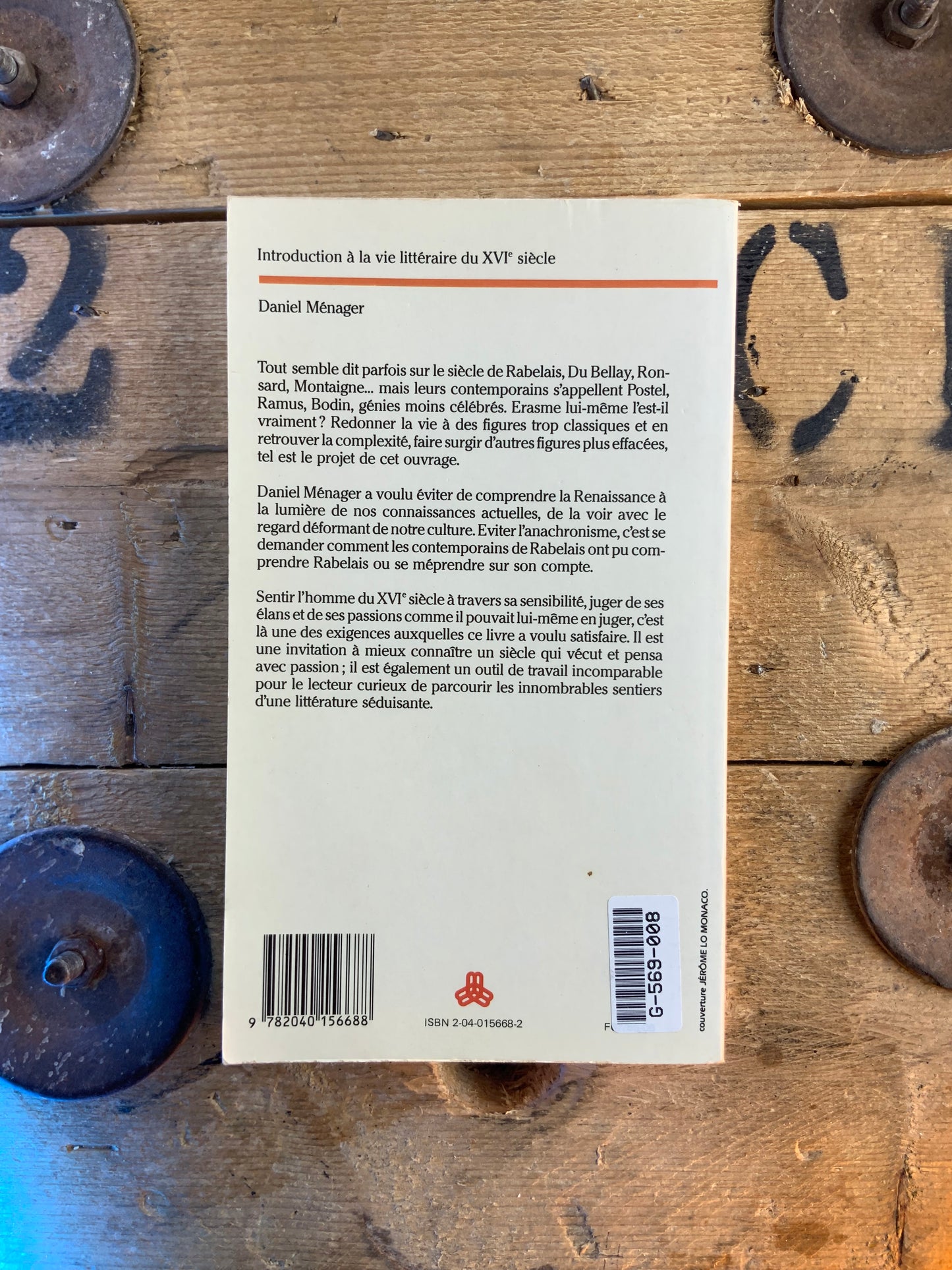 Introduction à la vie littéraire du XVIe siècle - Daniel Ménager