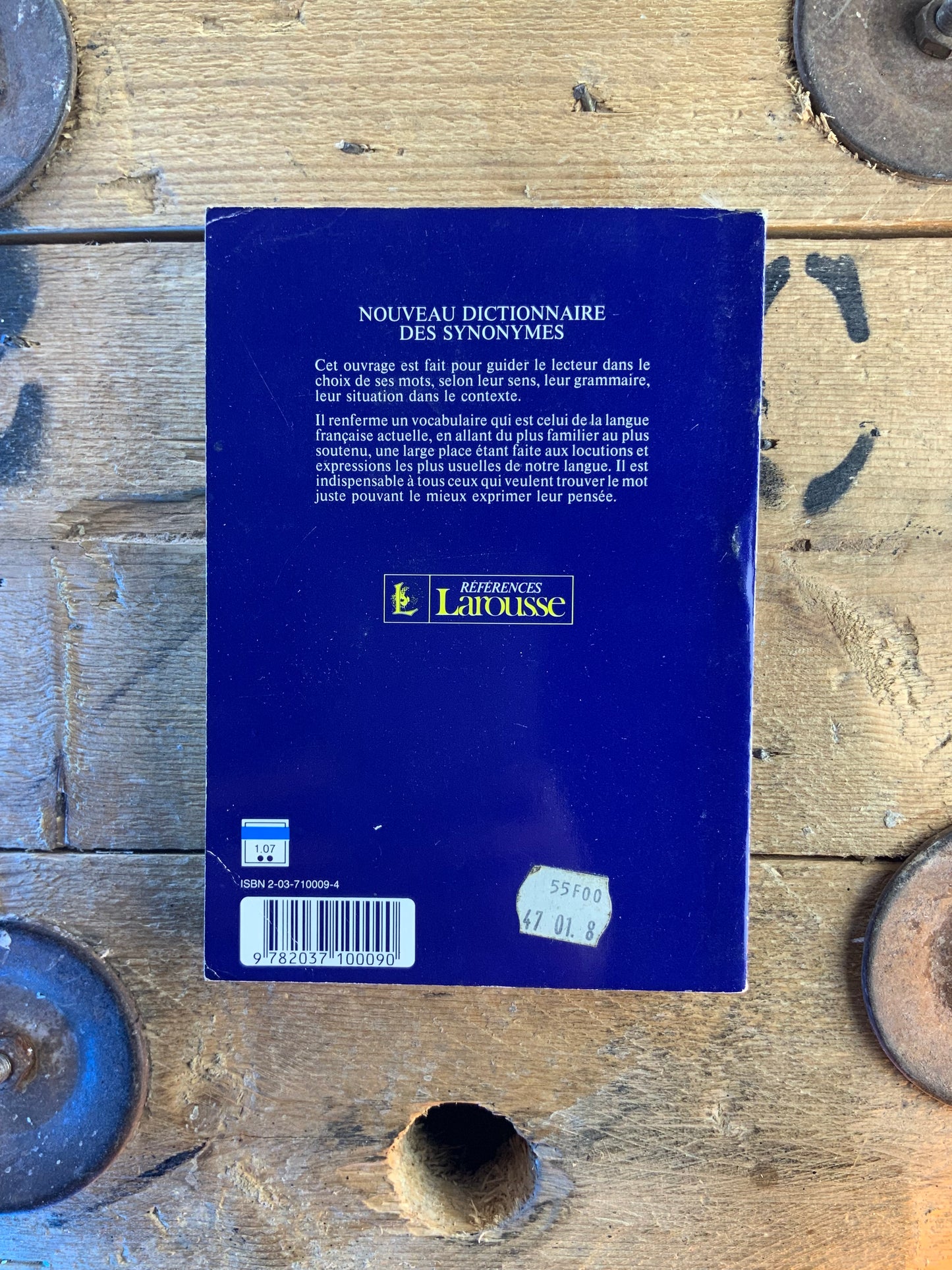 Dictionnaire des synonymes