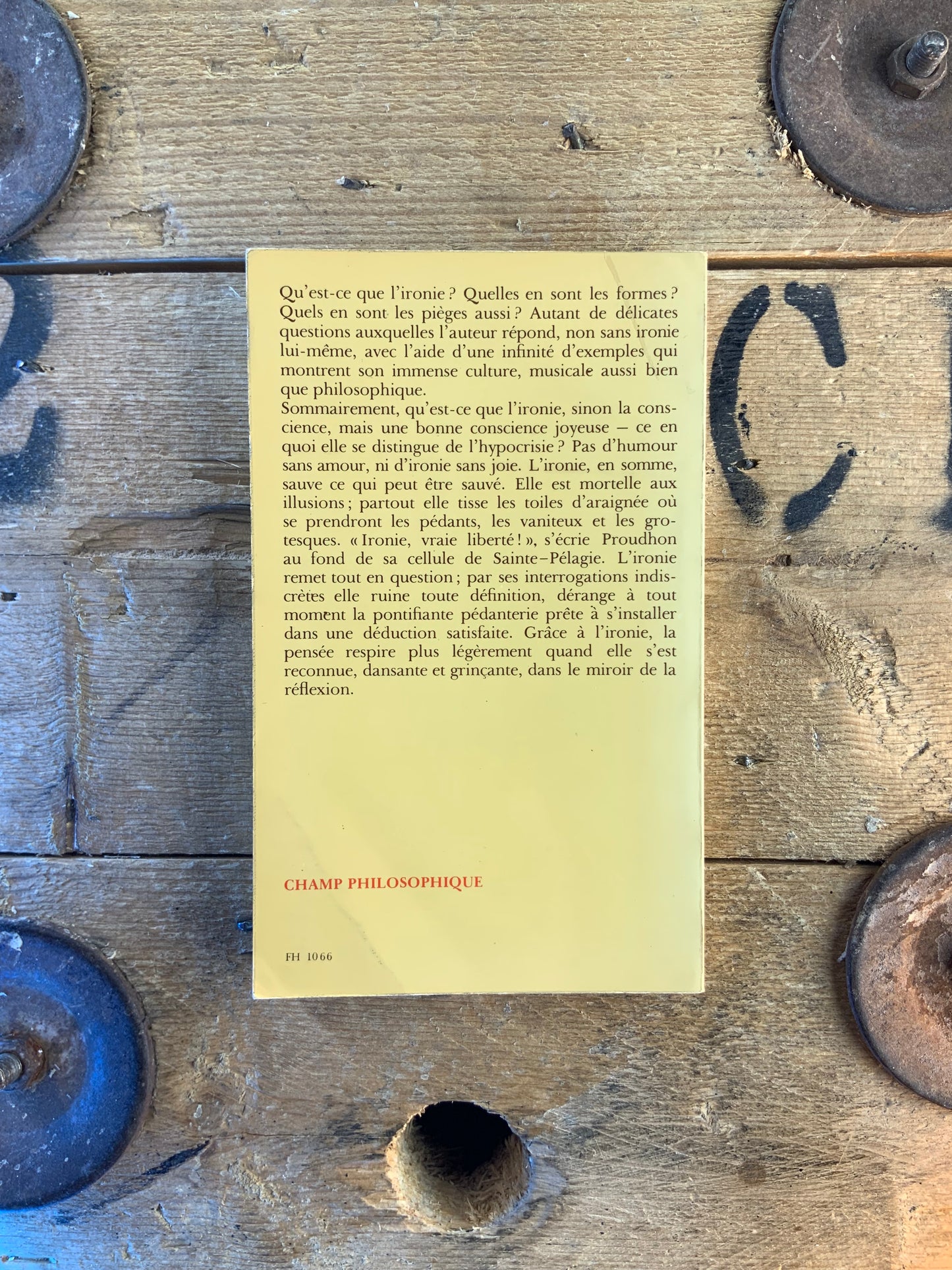 L’ironie - Jankélévitch