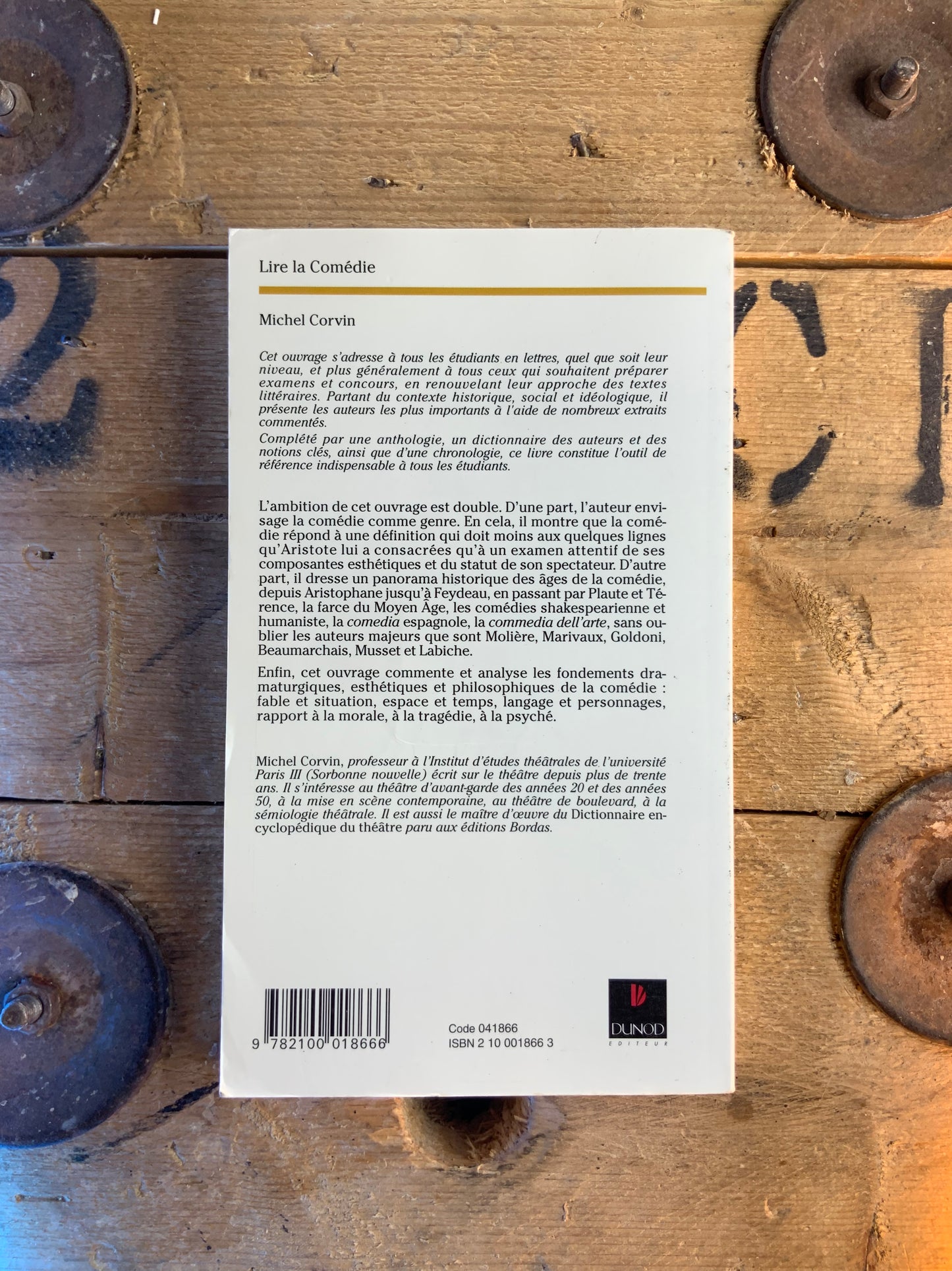 Lire la comédie - Michel Corvin