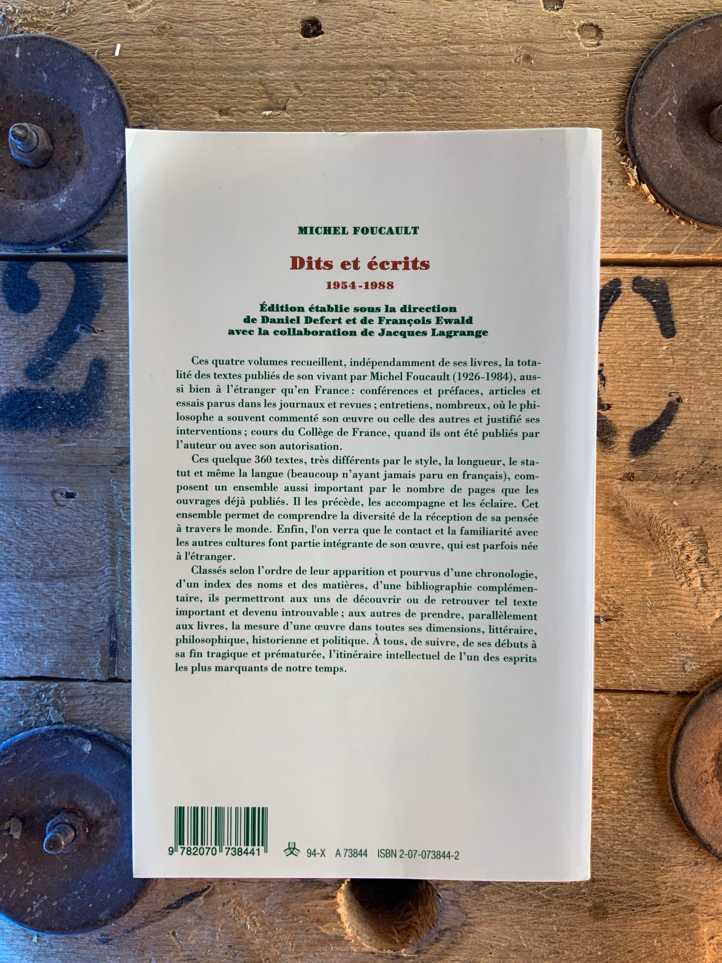 Dits et écrits 1954-1988 - Michel Foucault