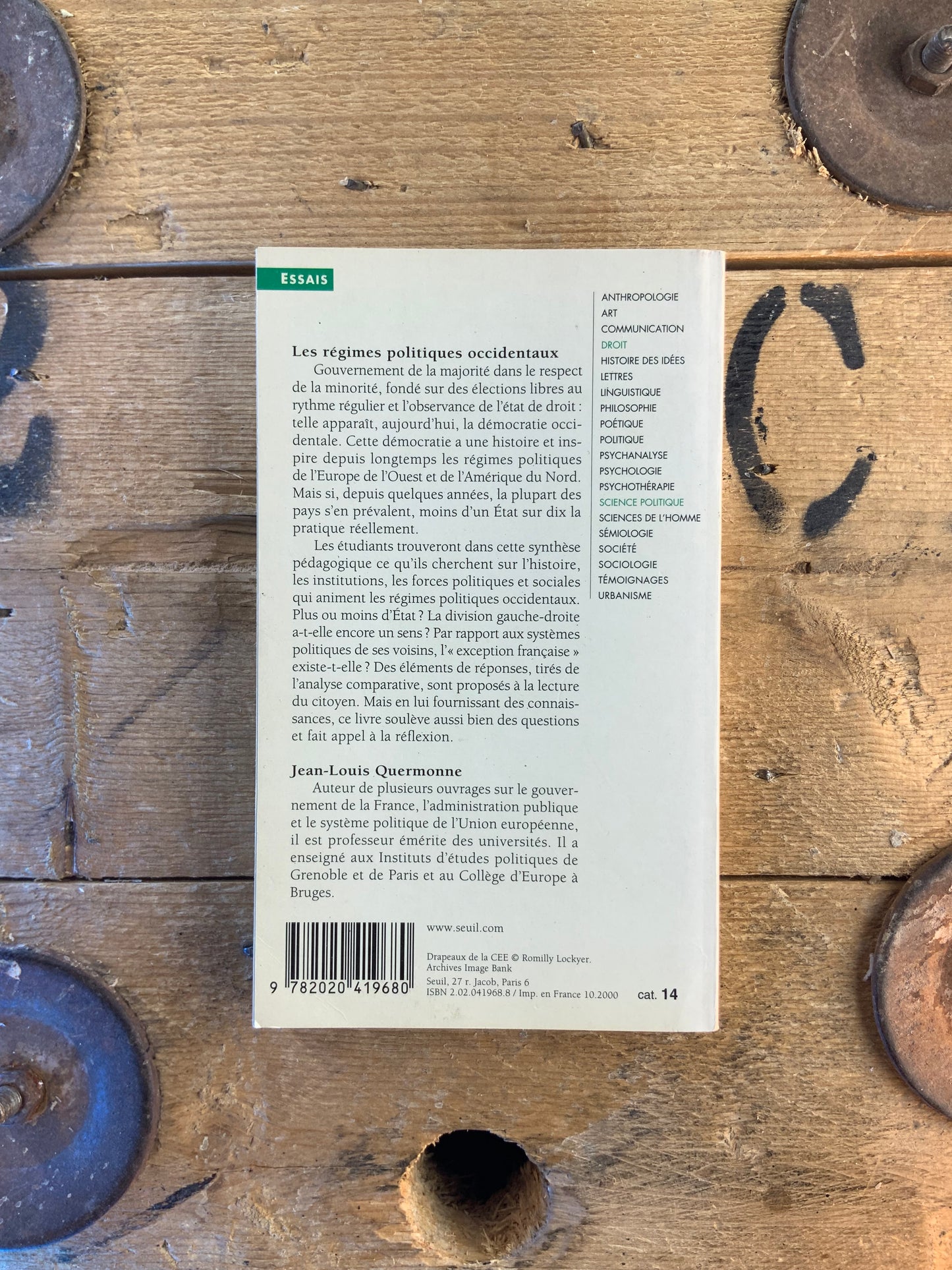 Les régimes politiques occidentaux - Jean-Louis Queremonne