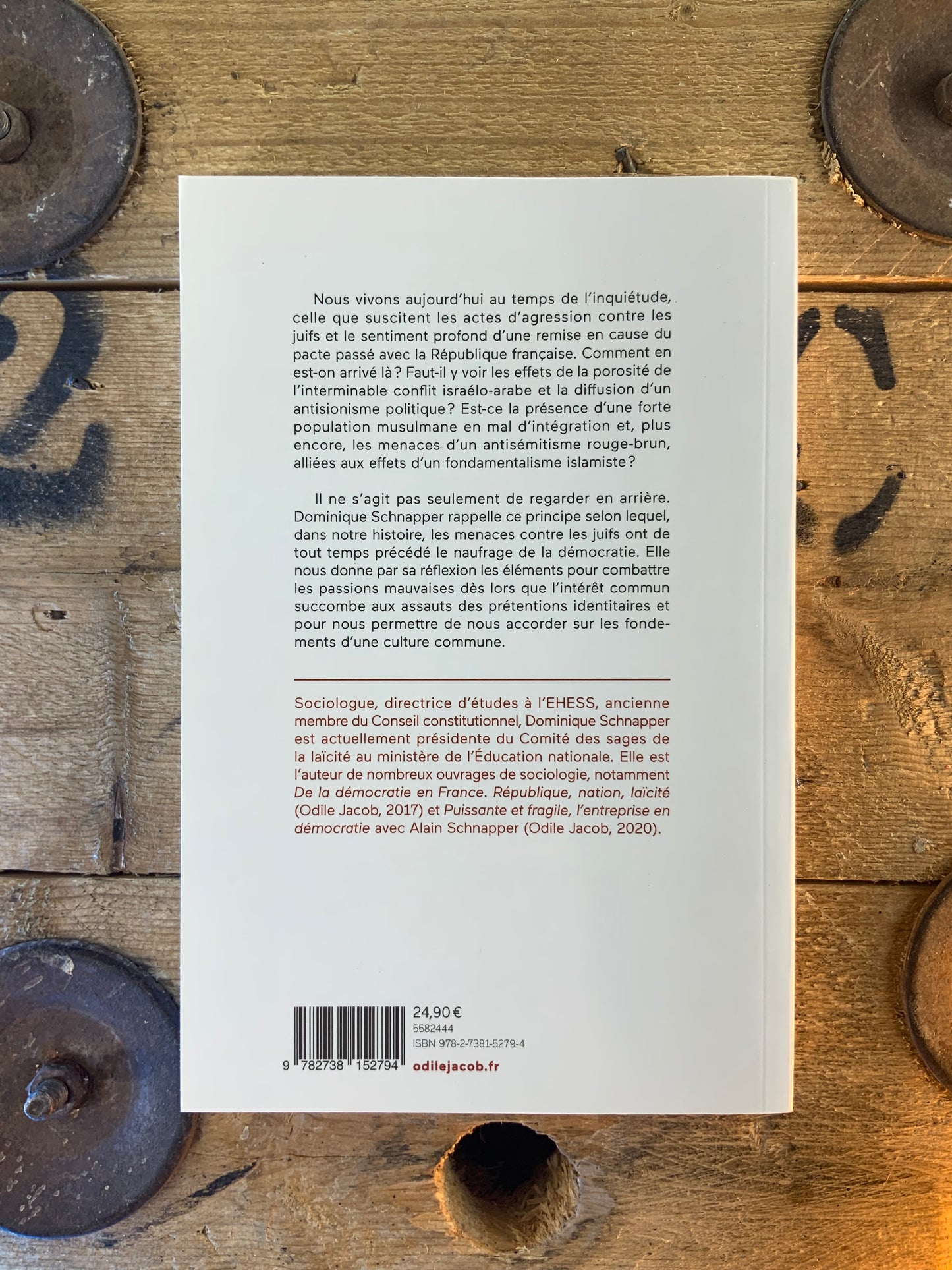 Temps inquiets : réflexions sociologiques sur la condition juive - Dominique Schnapper