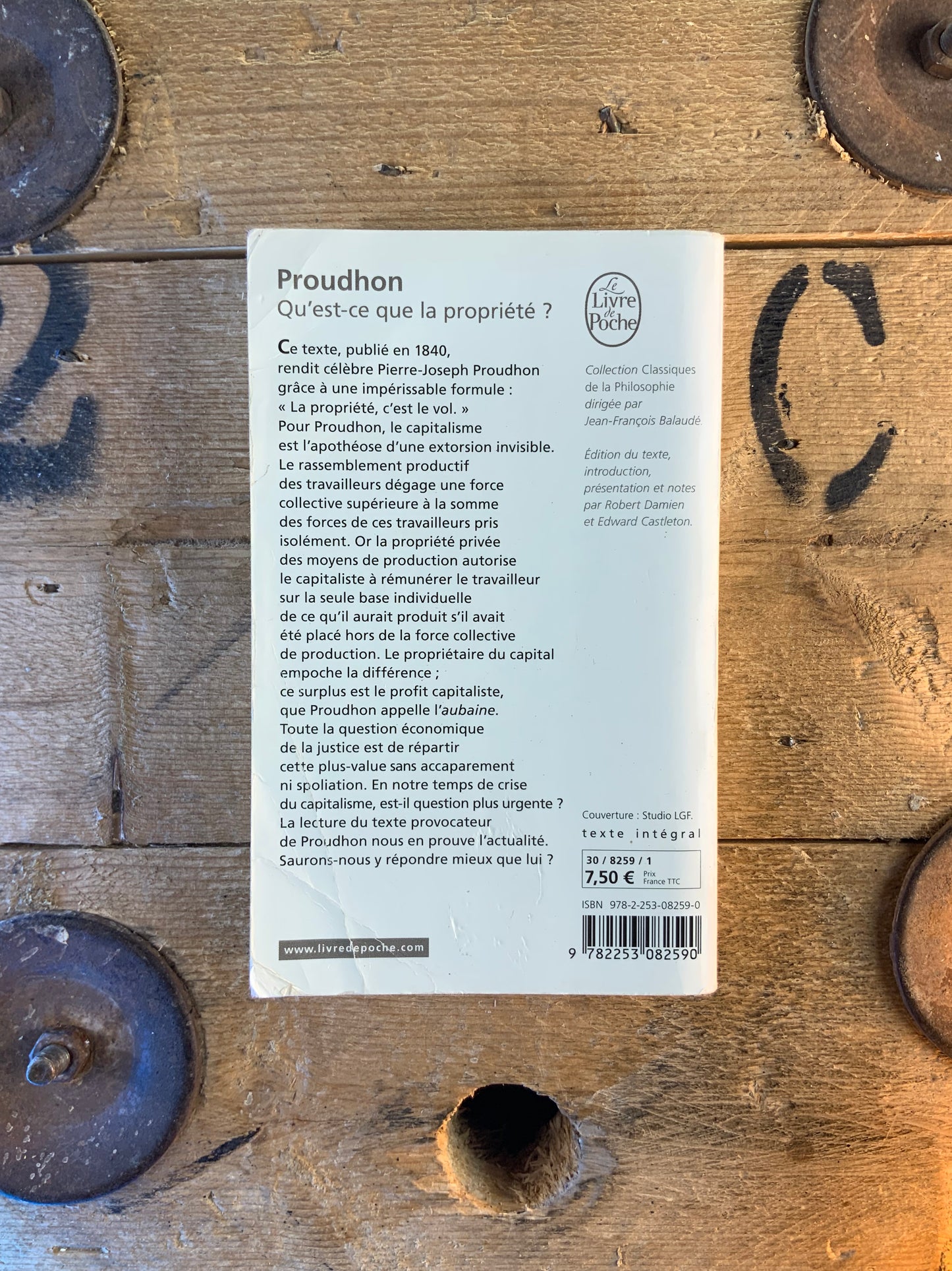Qu’est-ce que la propriété ? - Joseph Proudhon