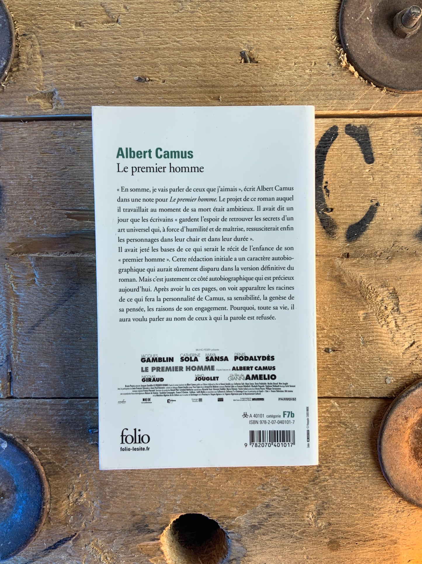 Le premier homme - Albert Camus