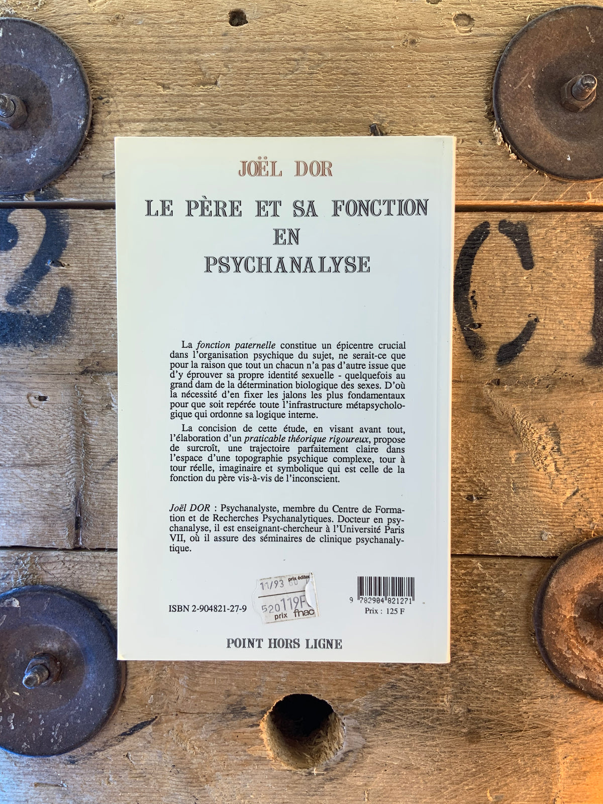 Le père et sa fonction en psychanalyse - Joël Dor