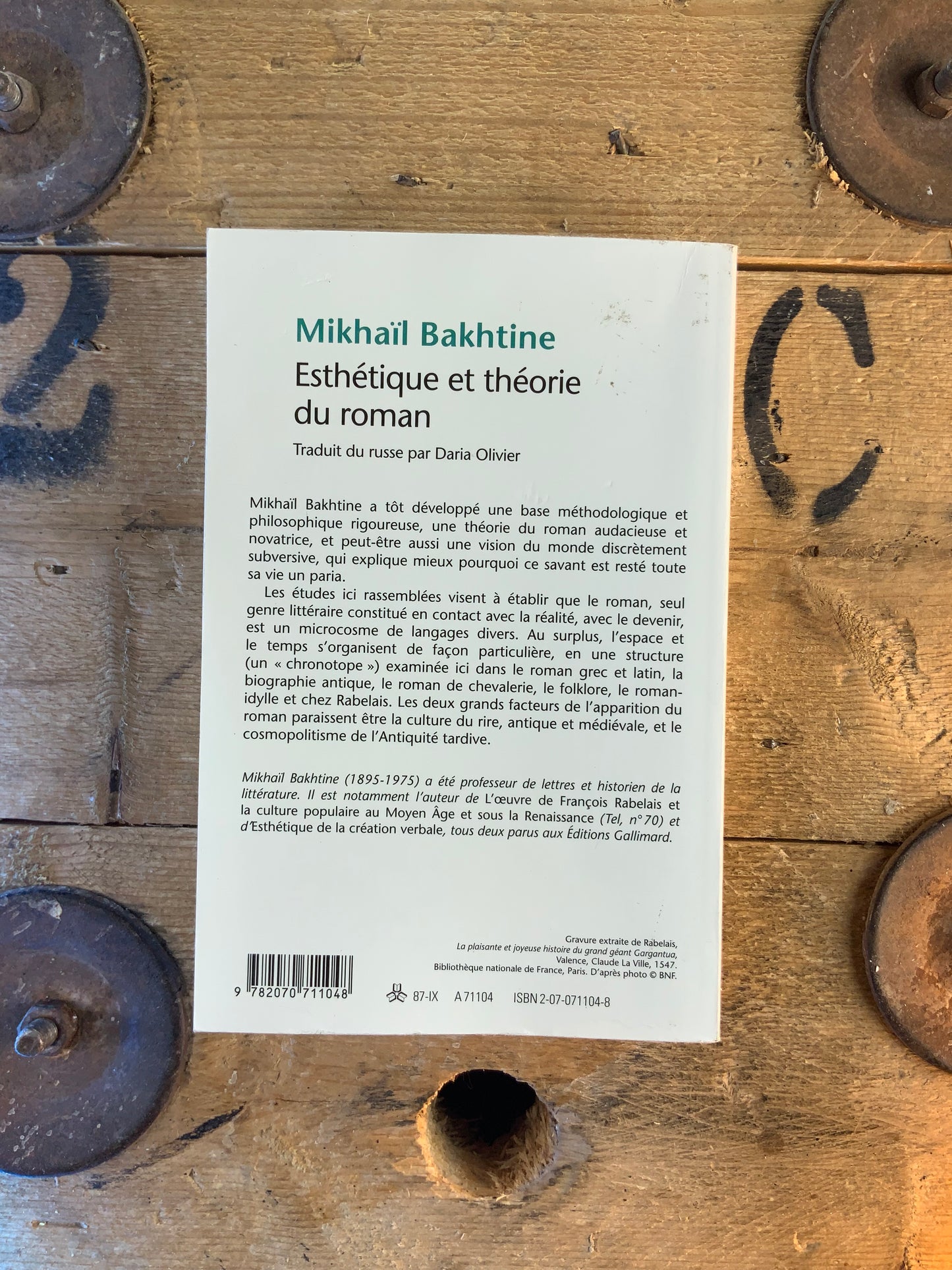 Esthétique et théorie du roman - Mikhaïl Bakhtine