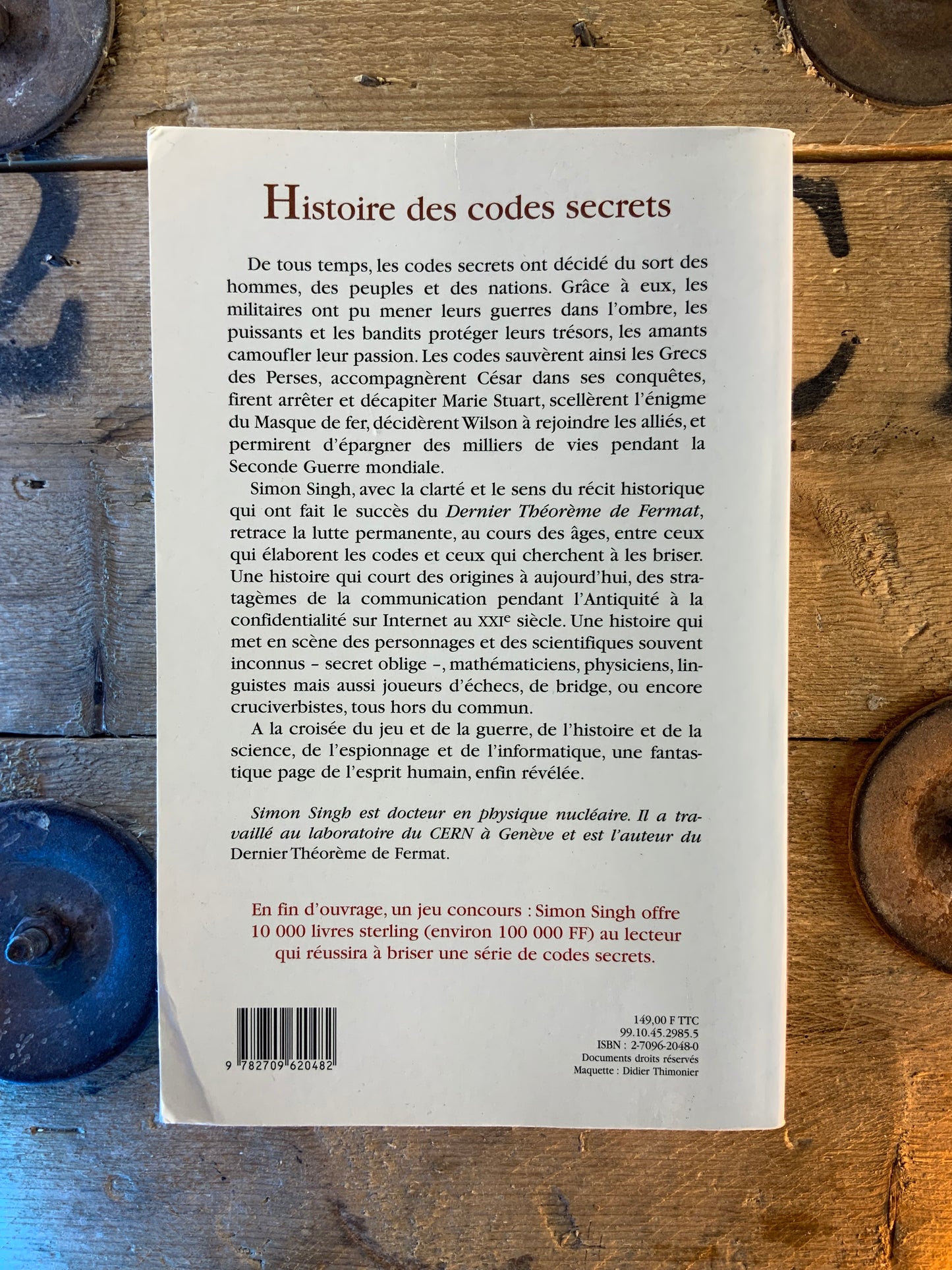 Histoire des codes secrets - Simon Singh