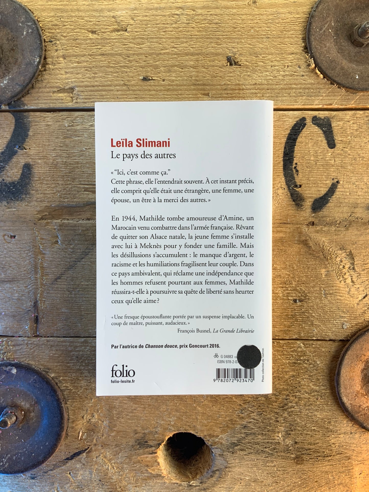 Le pays des autres - Leïla Slimani