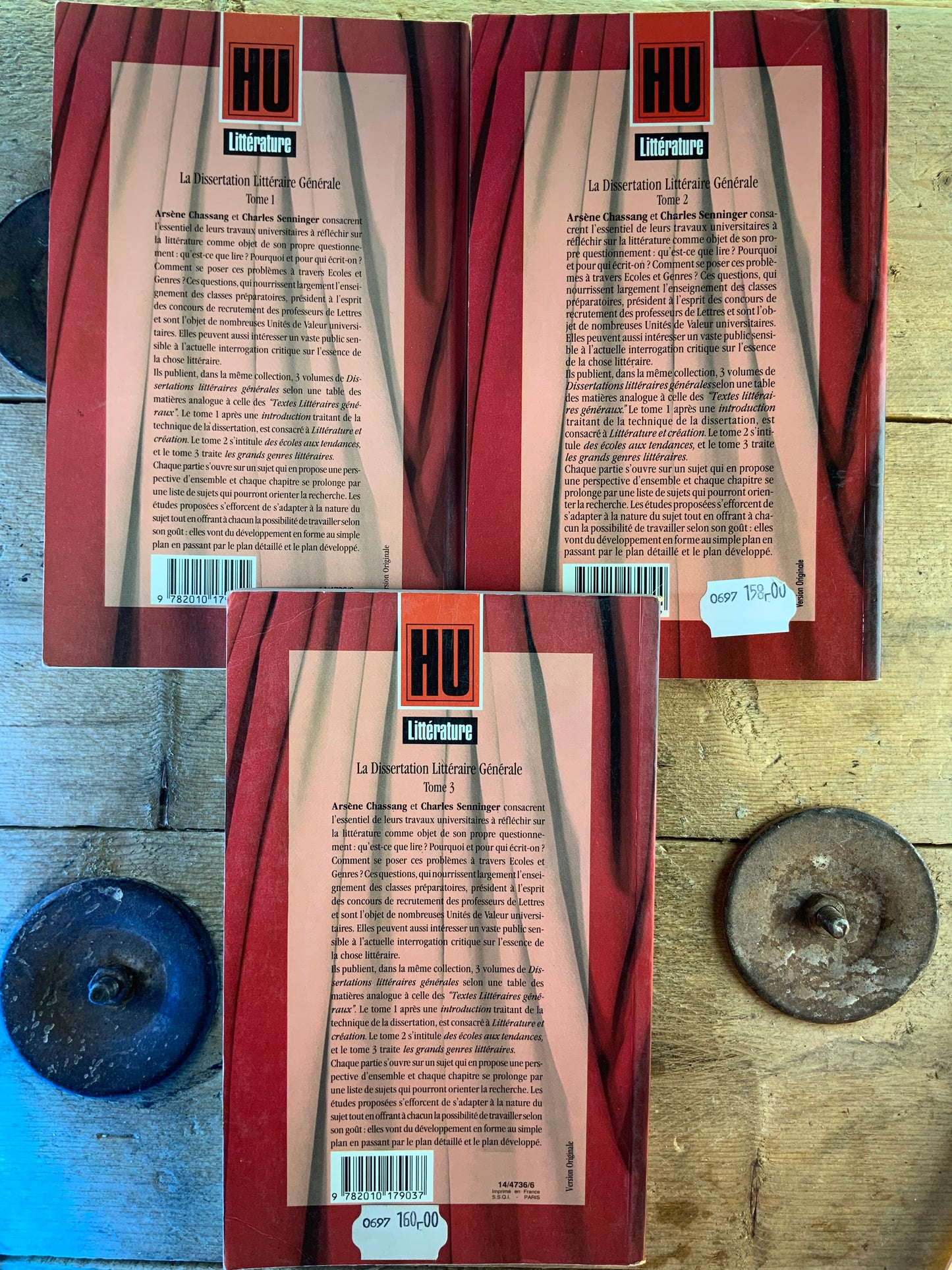 La dissertation littéraire générale - Arsène Chassang et Charles Senninger (en 3 volumes)