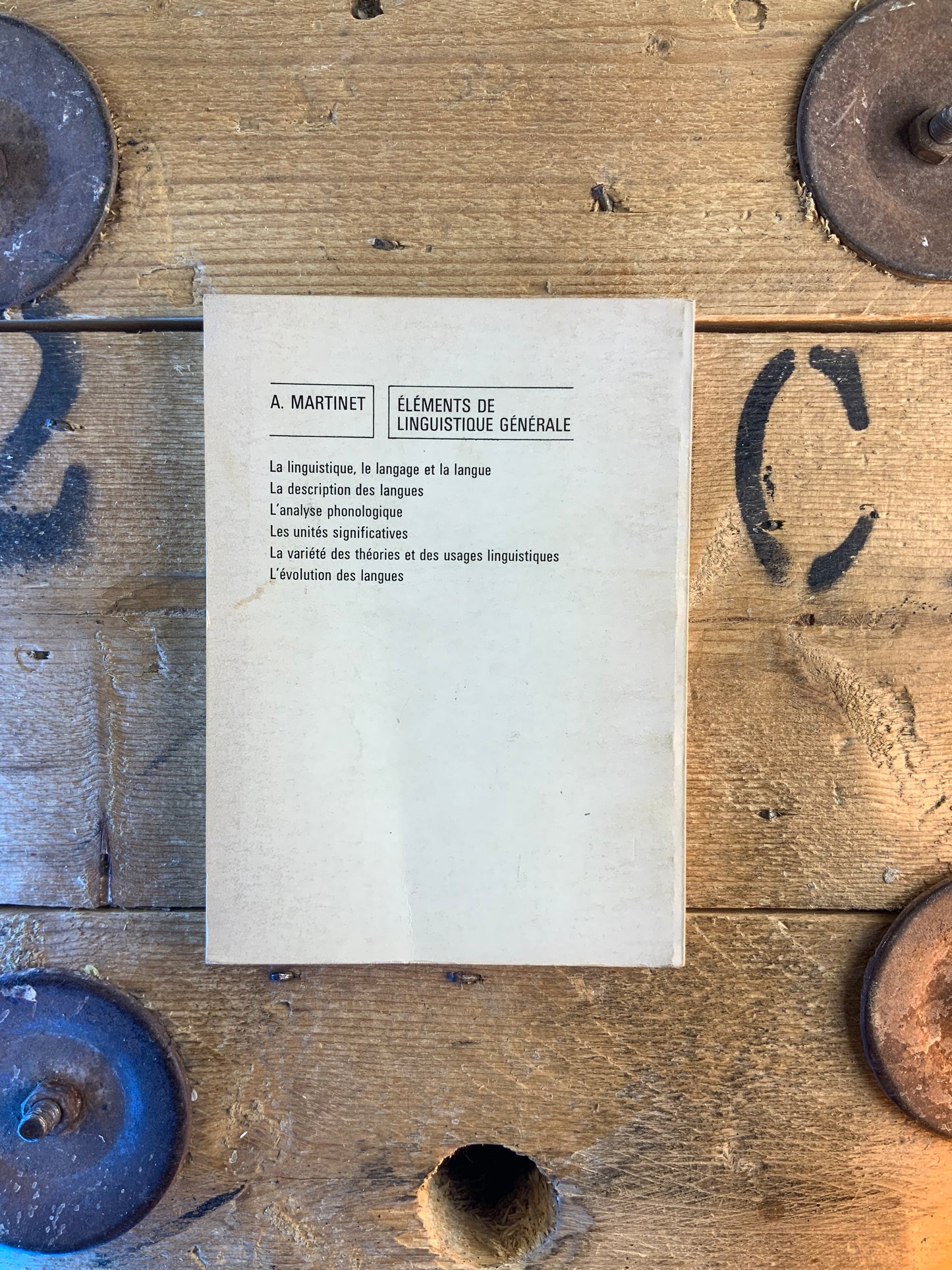Éléments de linguistique générale - A. Martinet