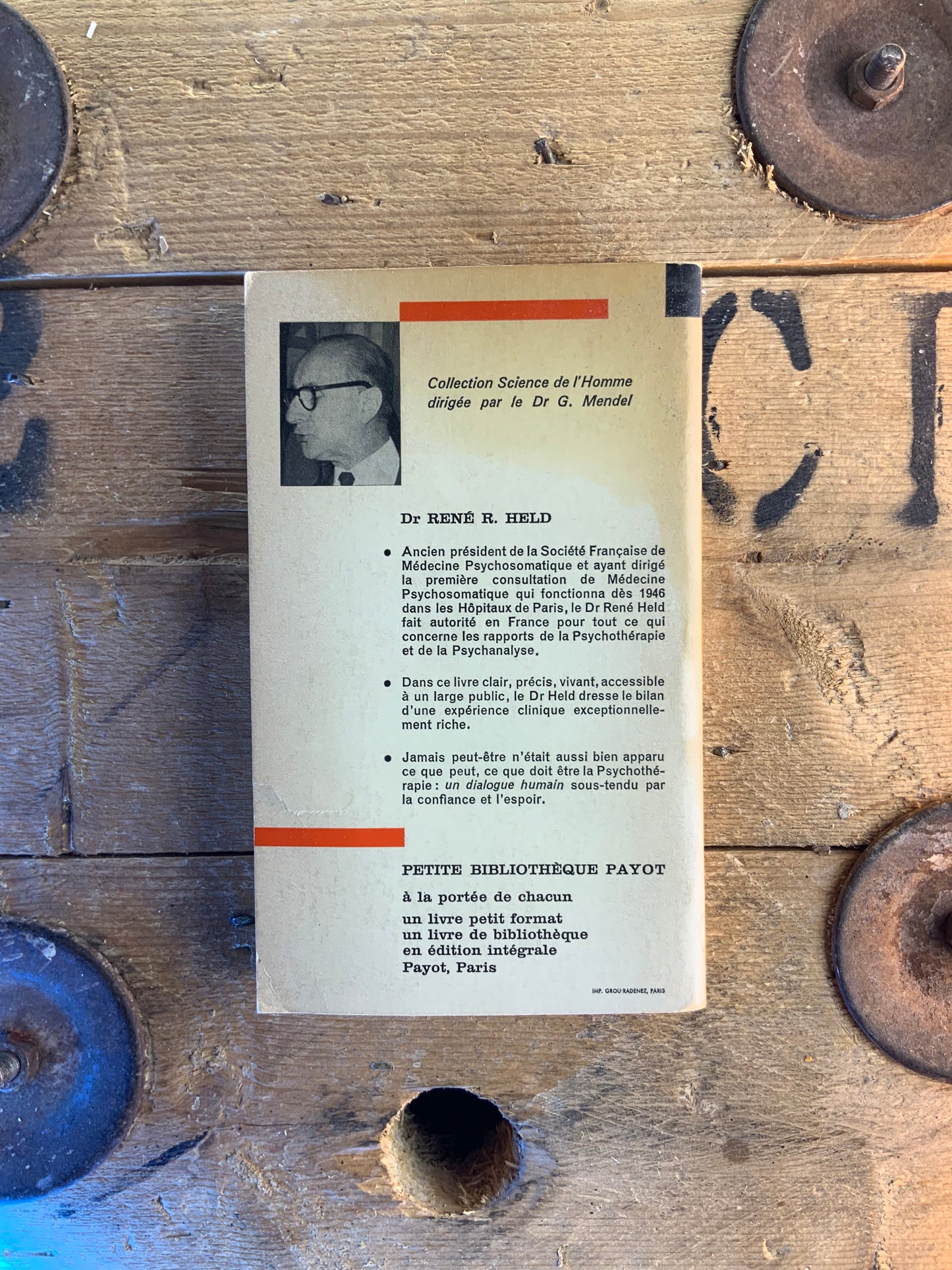 Psychothérapie et psychanalyse - Dr. René R. Held