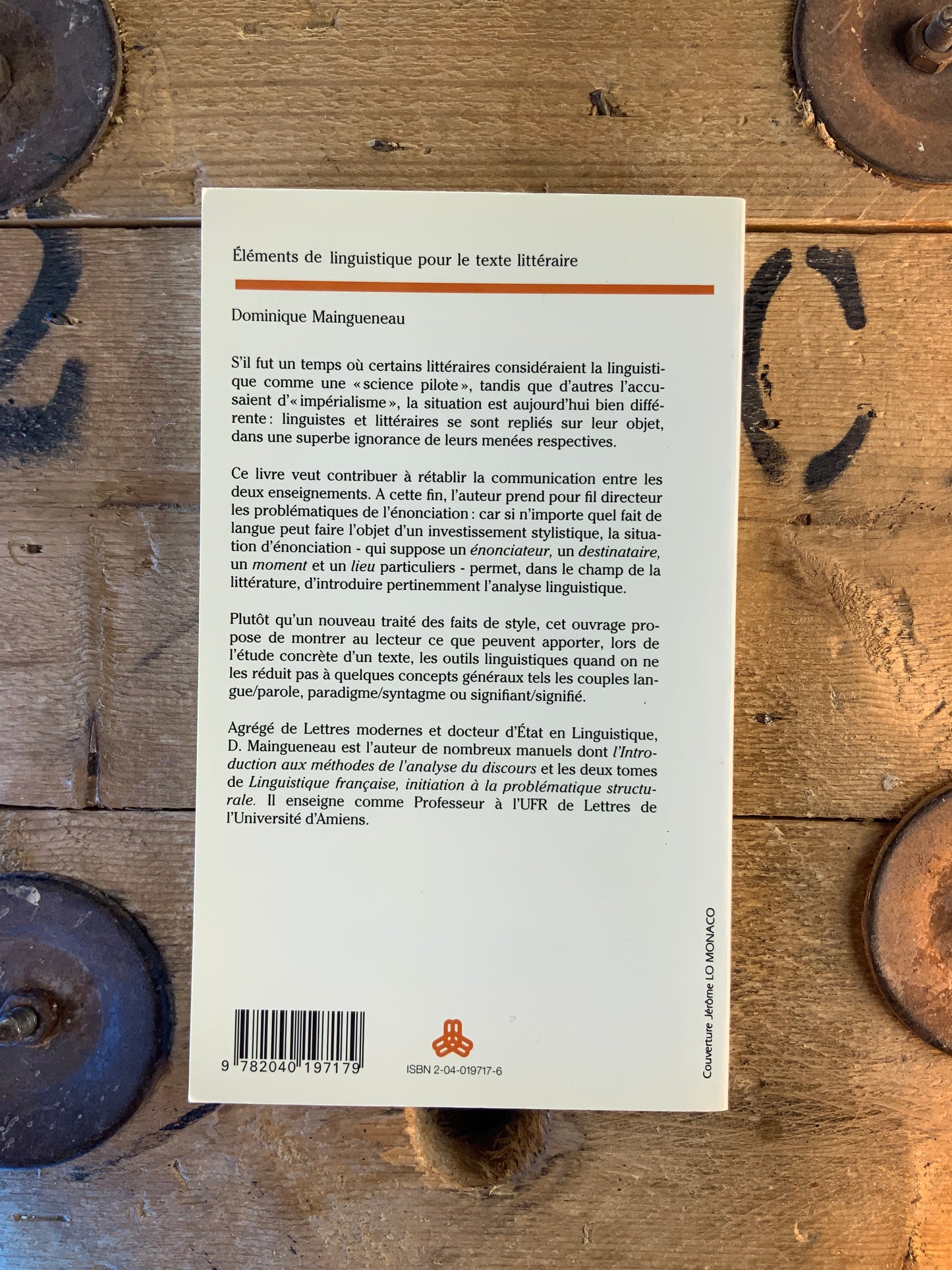 Éléments de linguistique pour le texte littéraire - Dominique Maingueneau