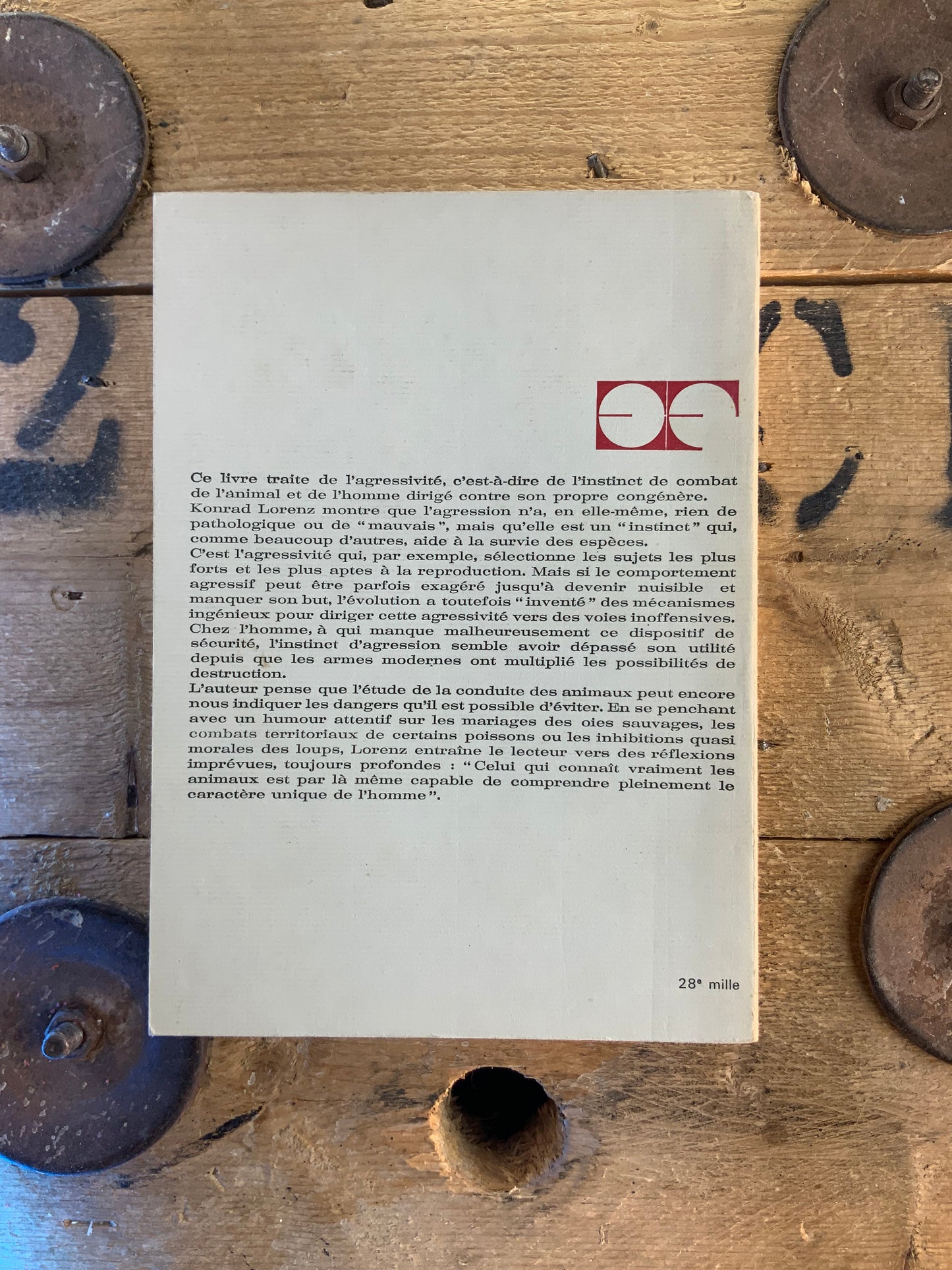 L’agression : une histoire naturelle du mal - Konrad Lorenz