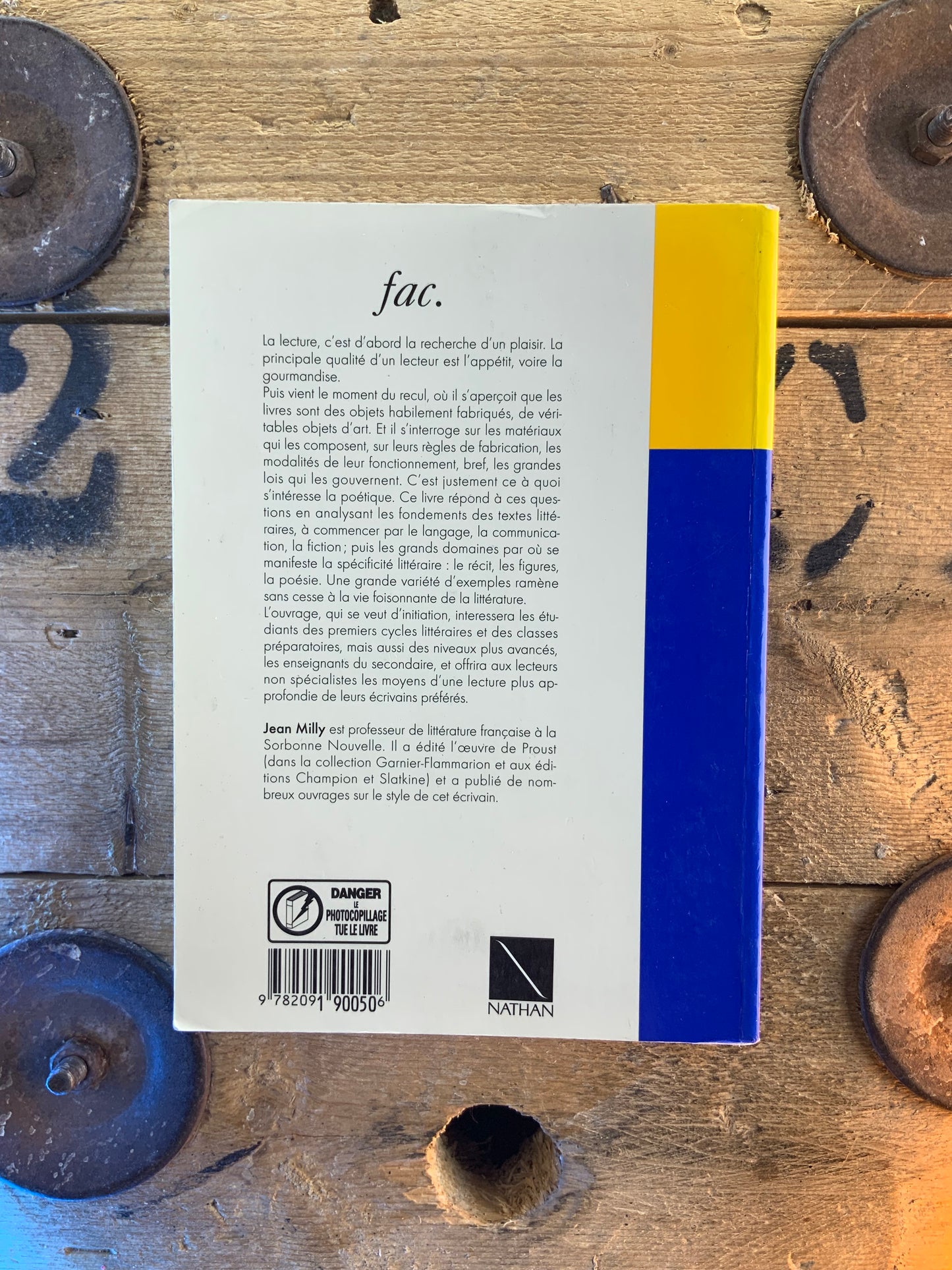 Poétique des textes - Jean Milly