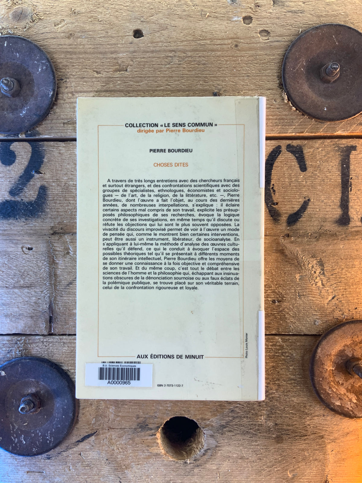 Choses dites - Pierre Bourdieu