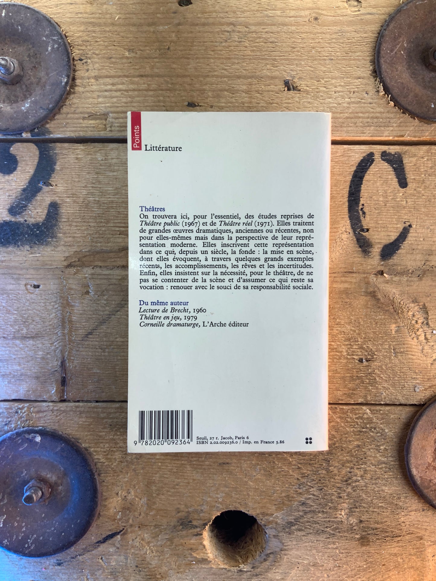 Théâtres - Bernard Dort