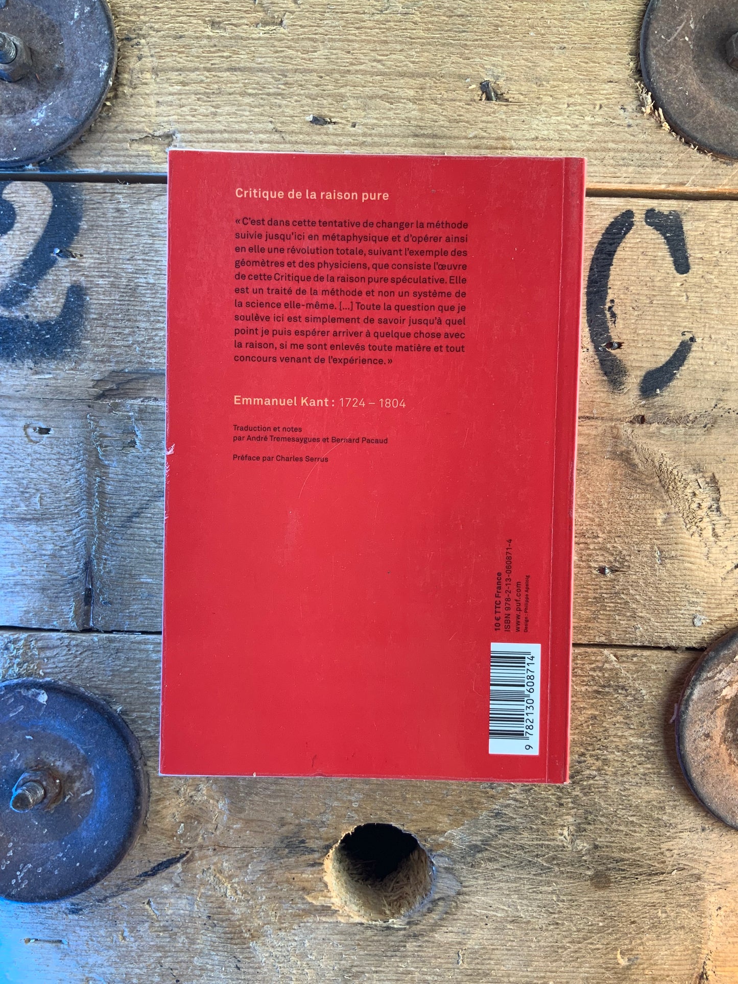 Critique de la raison pure - Emmanuel Kant